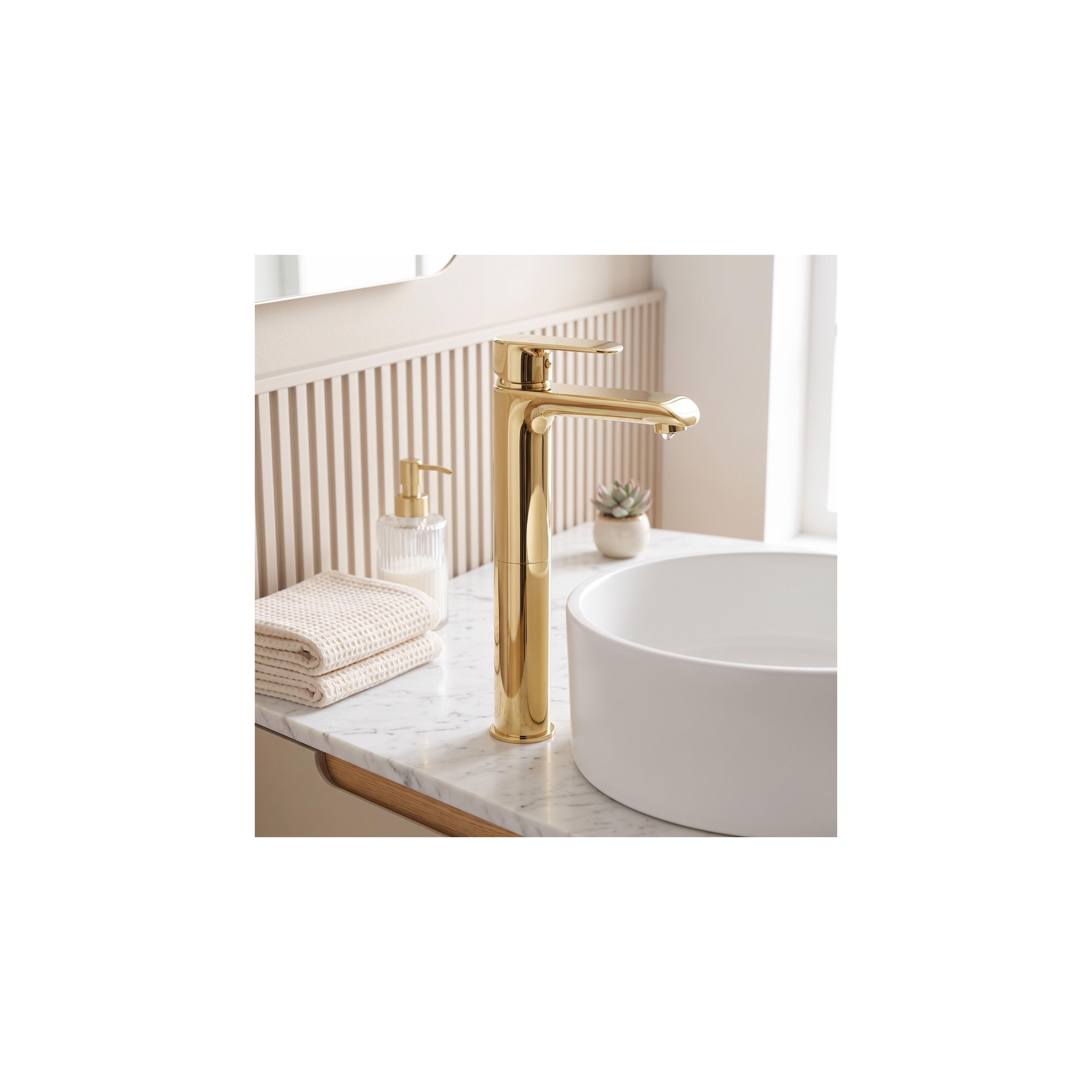 Waschbeckenarmatur REA Bloom Gold High