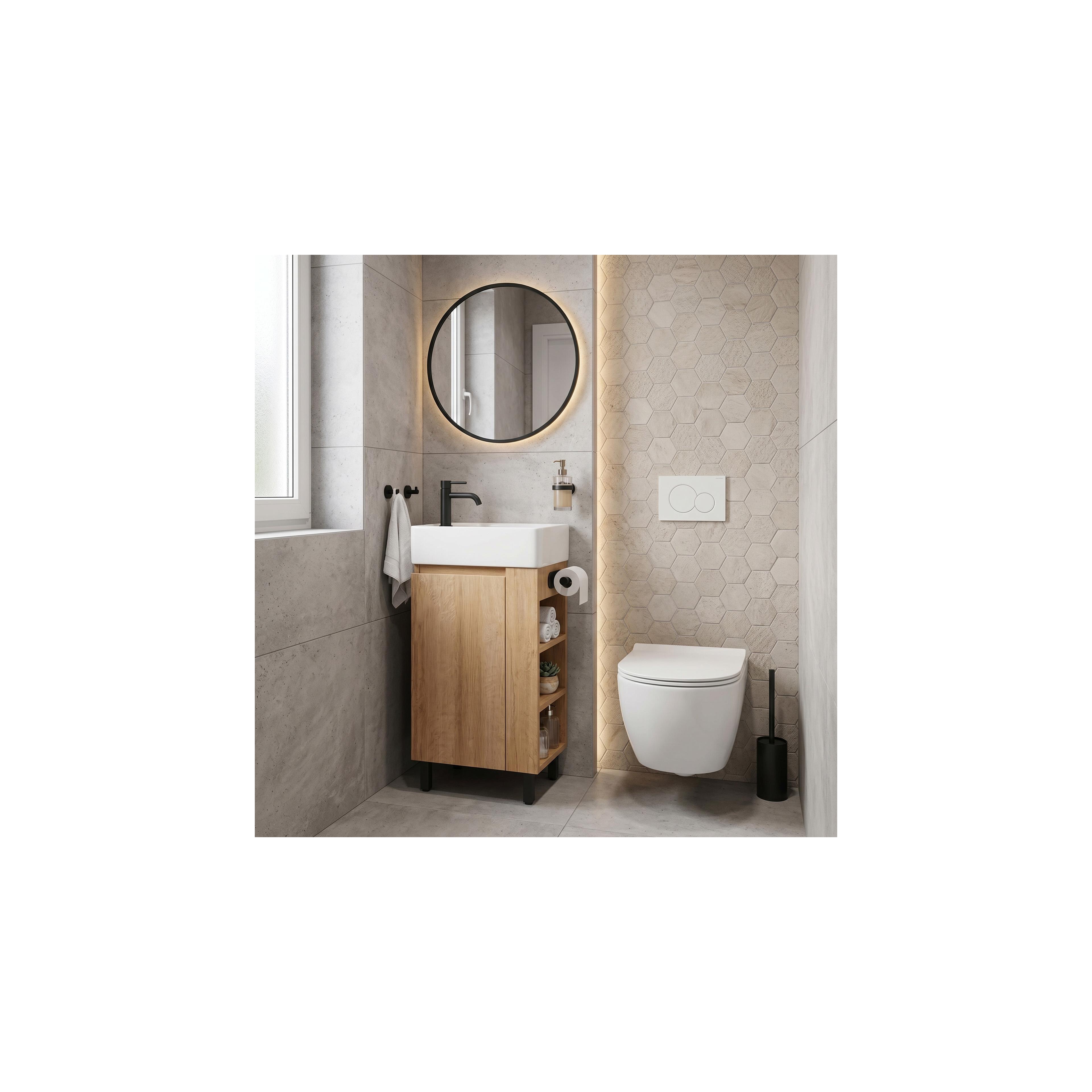 Badezimmerschrank mit Waschbecken REA Astra 43cm