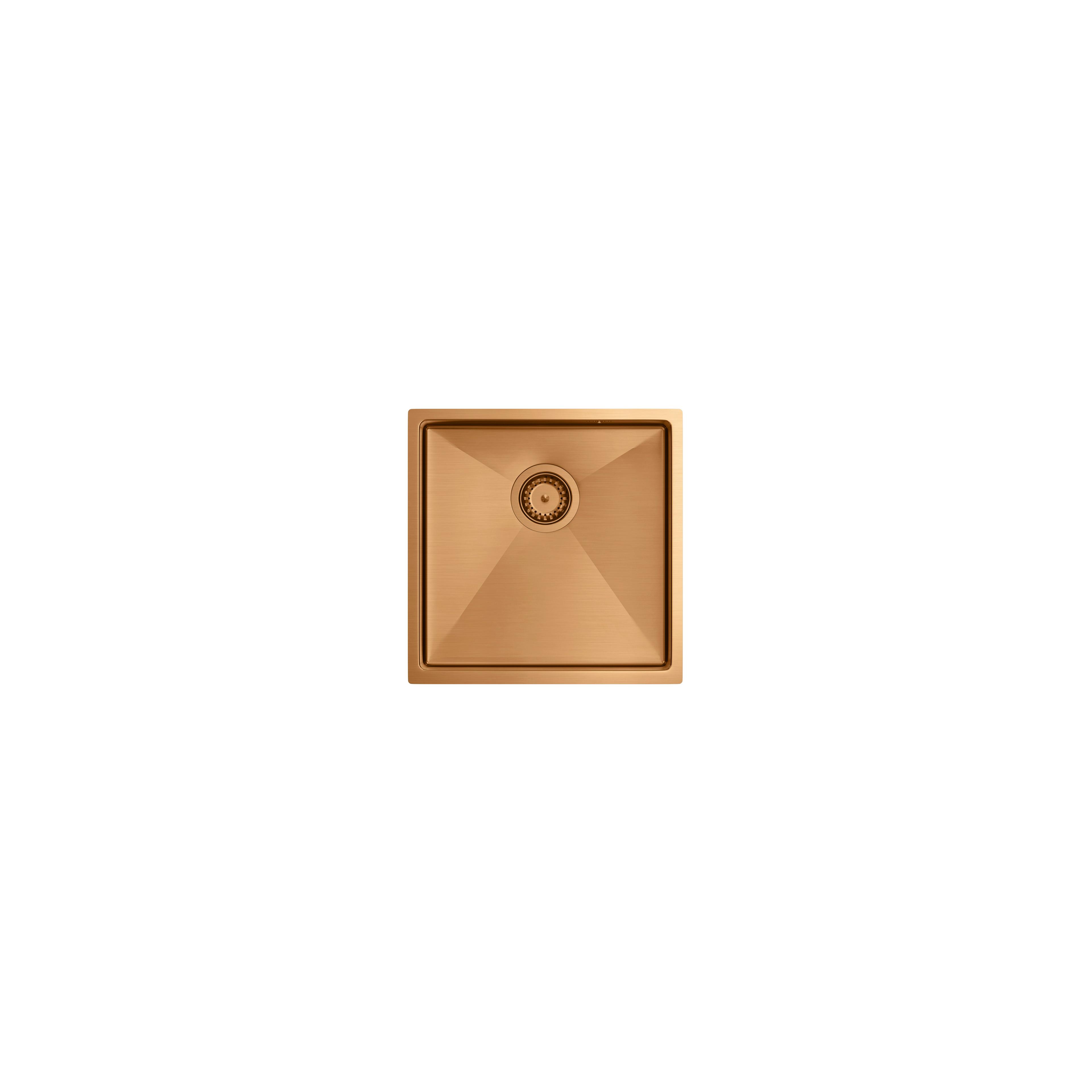 Chiuvetă inox ANTHONY 50 COPPER