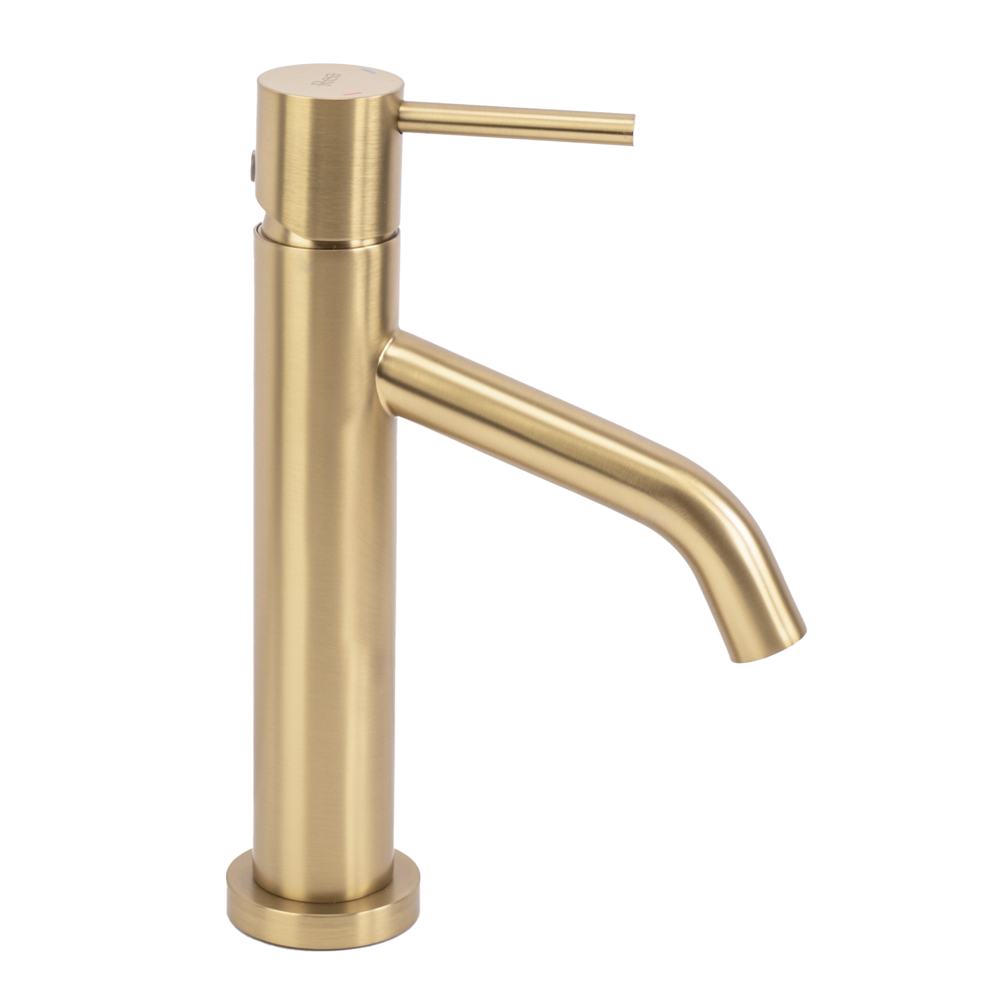 Waschbeckenarmatur Rea Level Brush Gold