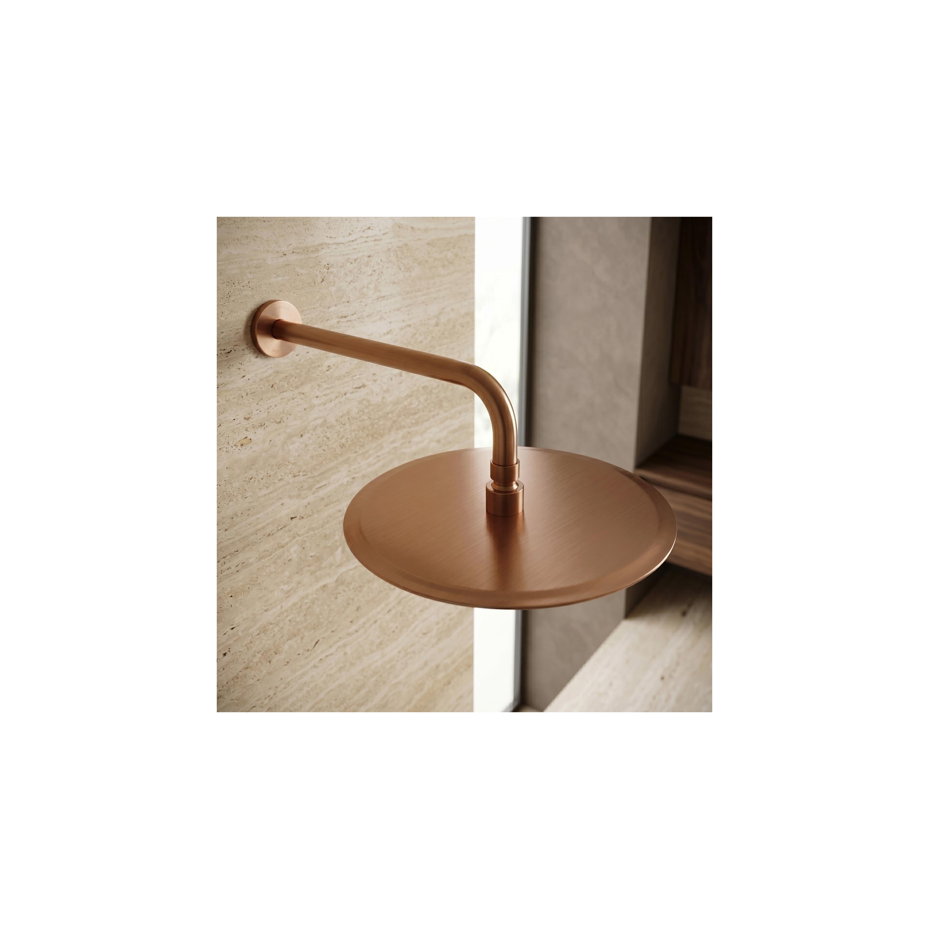 Kerek esőztető zuhanyfej REA JS-P014BRG 30cm Brush Copper