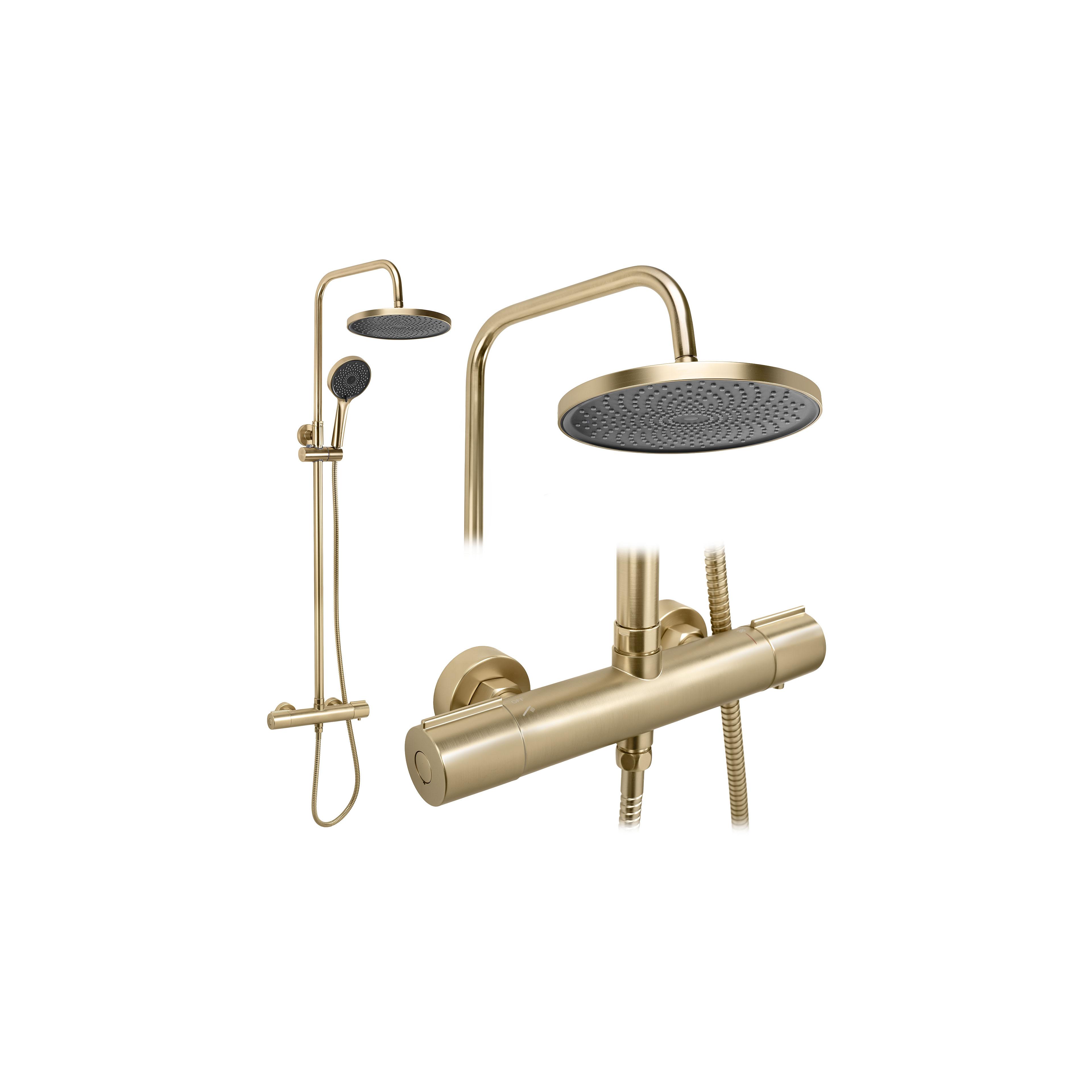 Duschgarnitur Rea Avanti Brush Gold