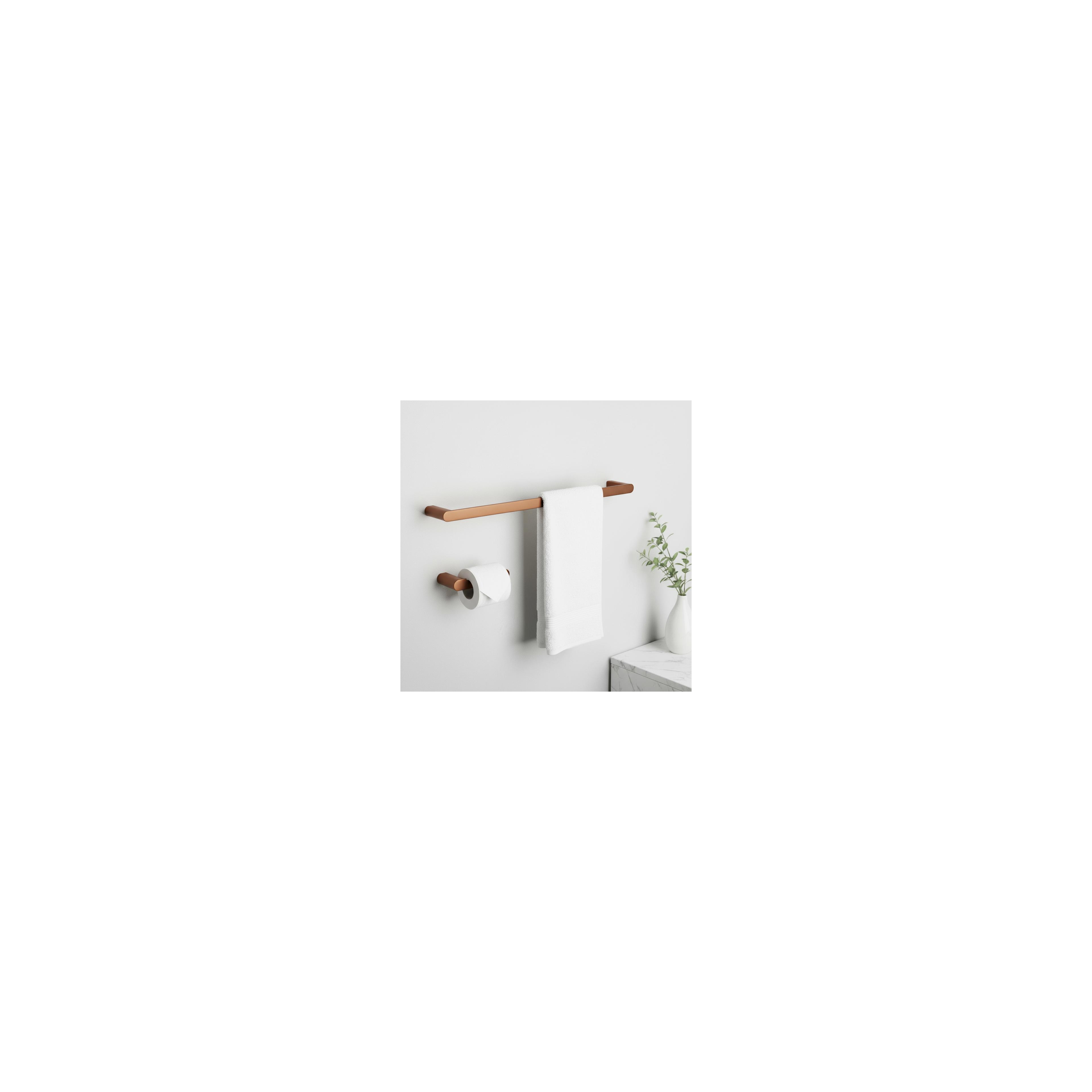 Badezimmer-Accessoire-Set Mati Brush Copper 4-teilig