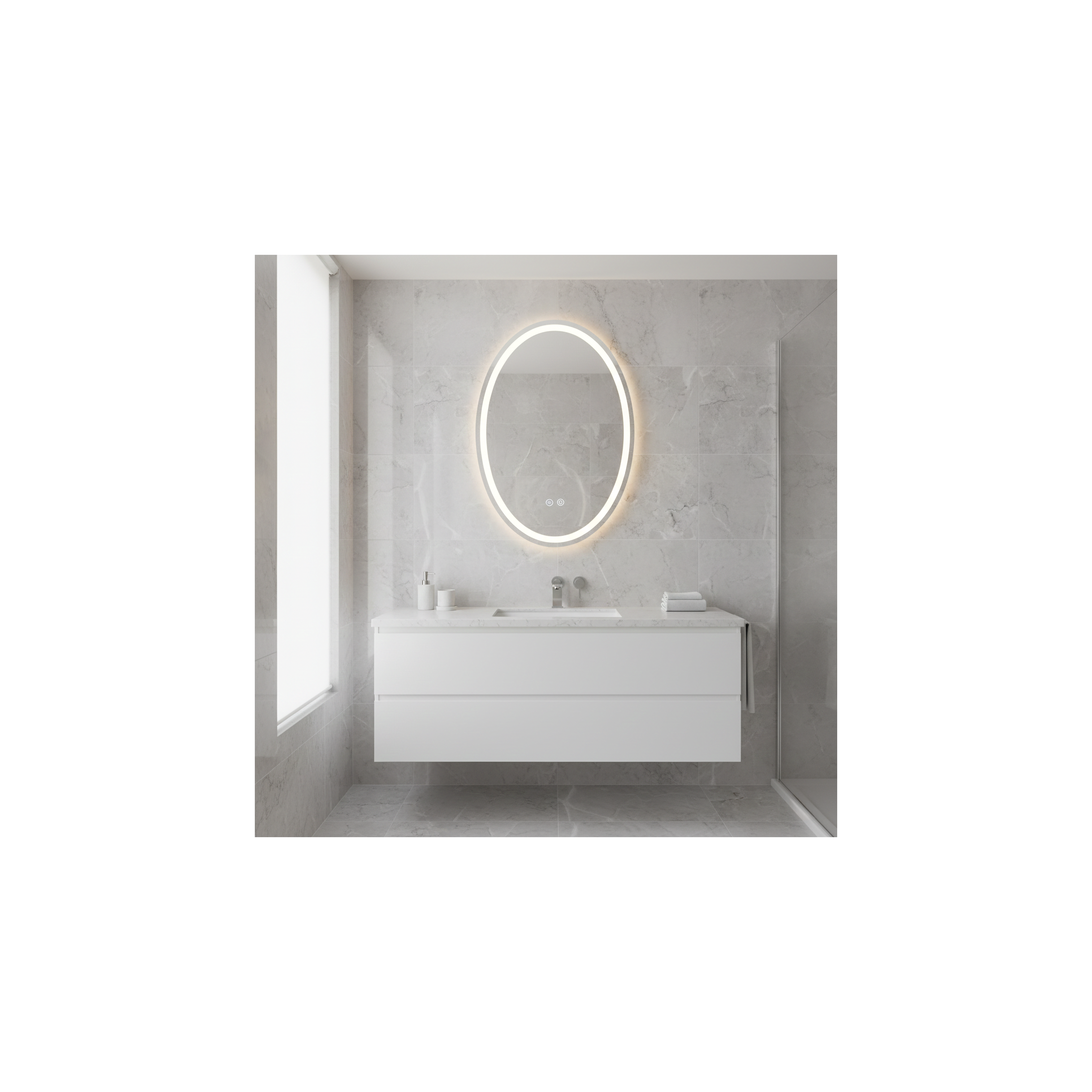 Spiegel LED Marco 50x70 cm