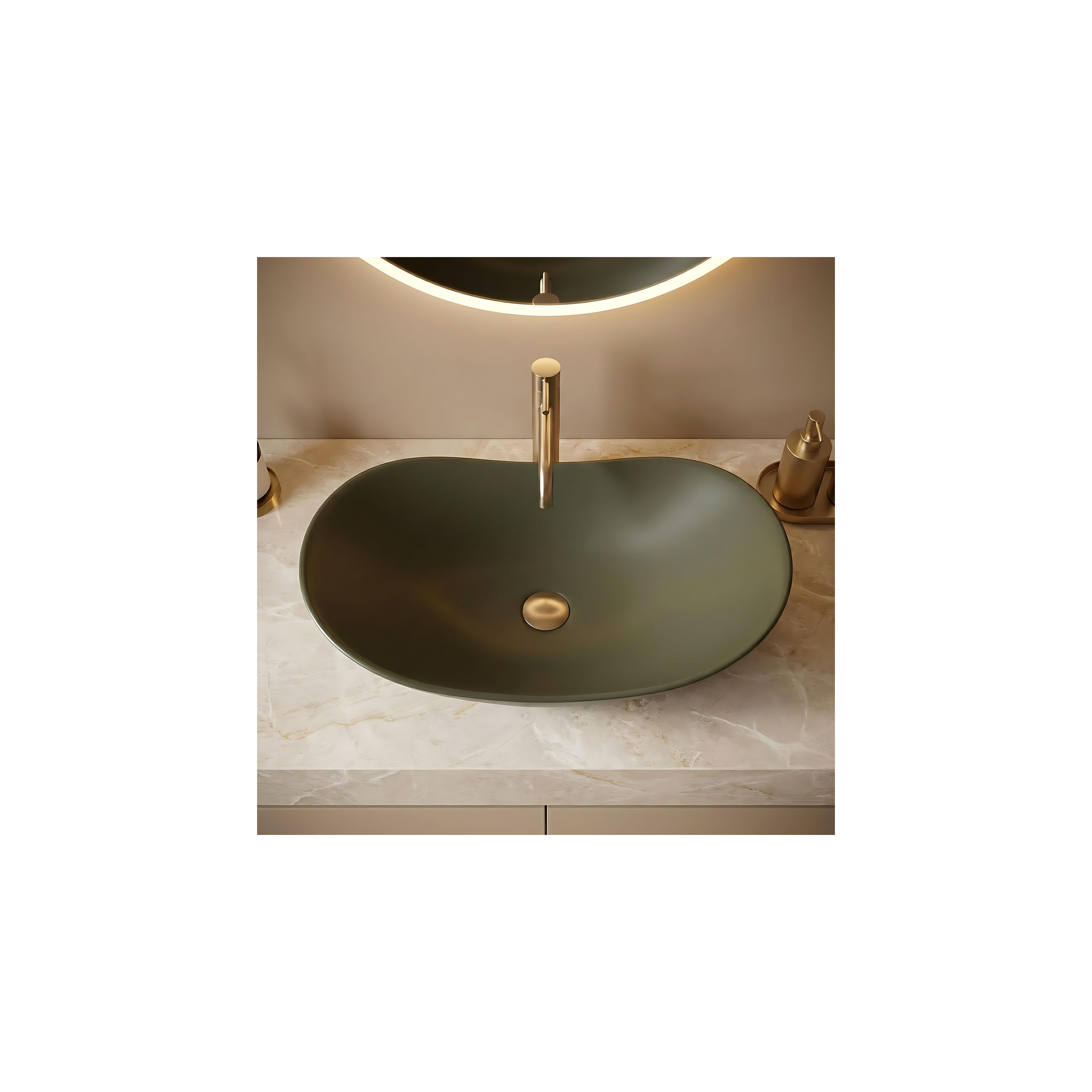 Countertop Basin Rea Royal Olive Matt