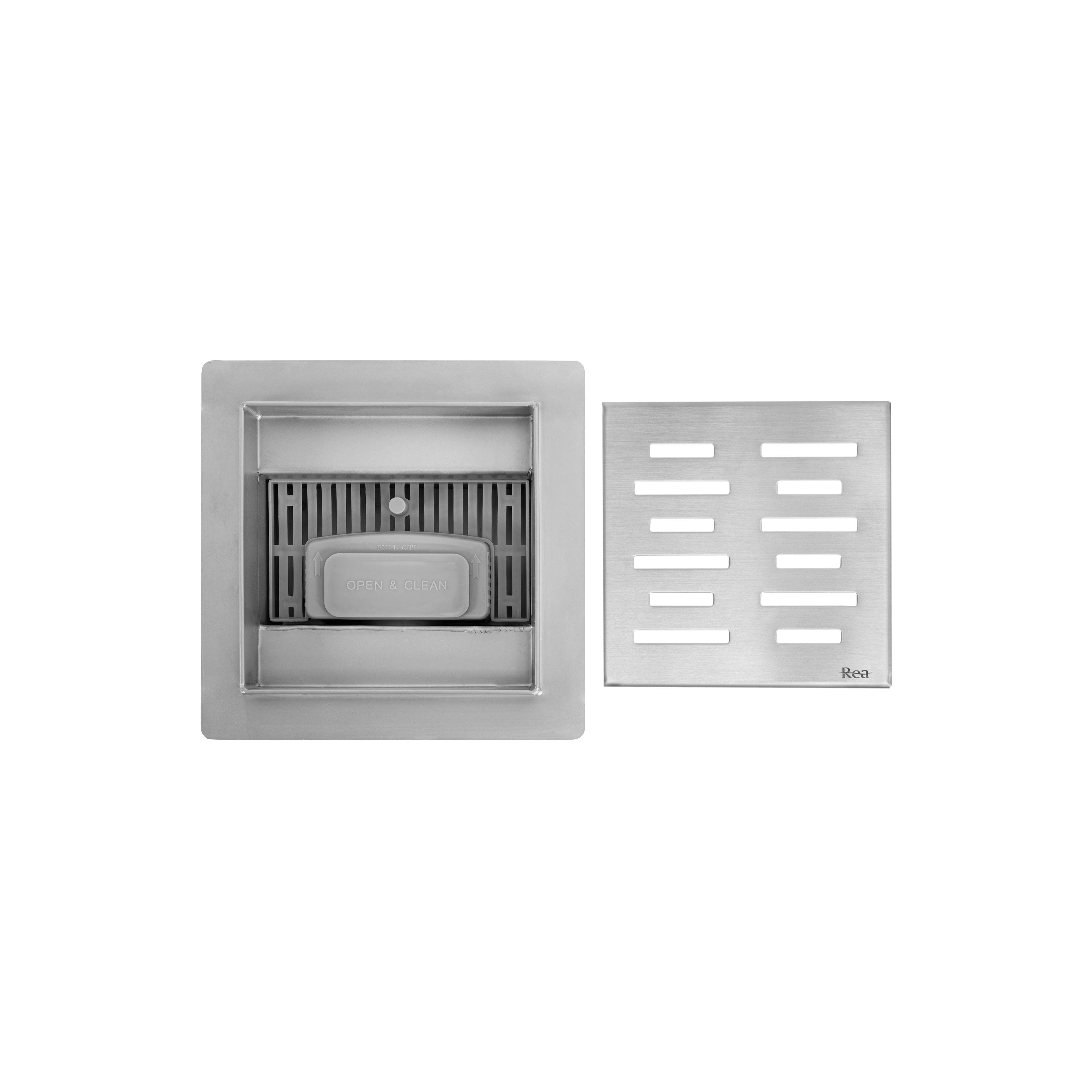 Linijinis nutekėjimas REA LINE Nickel Brush 12x12