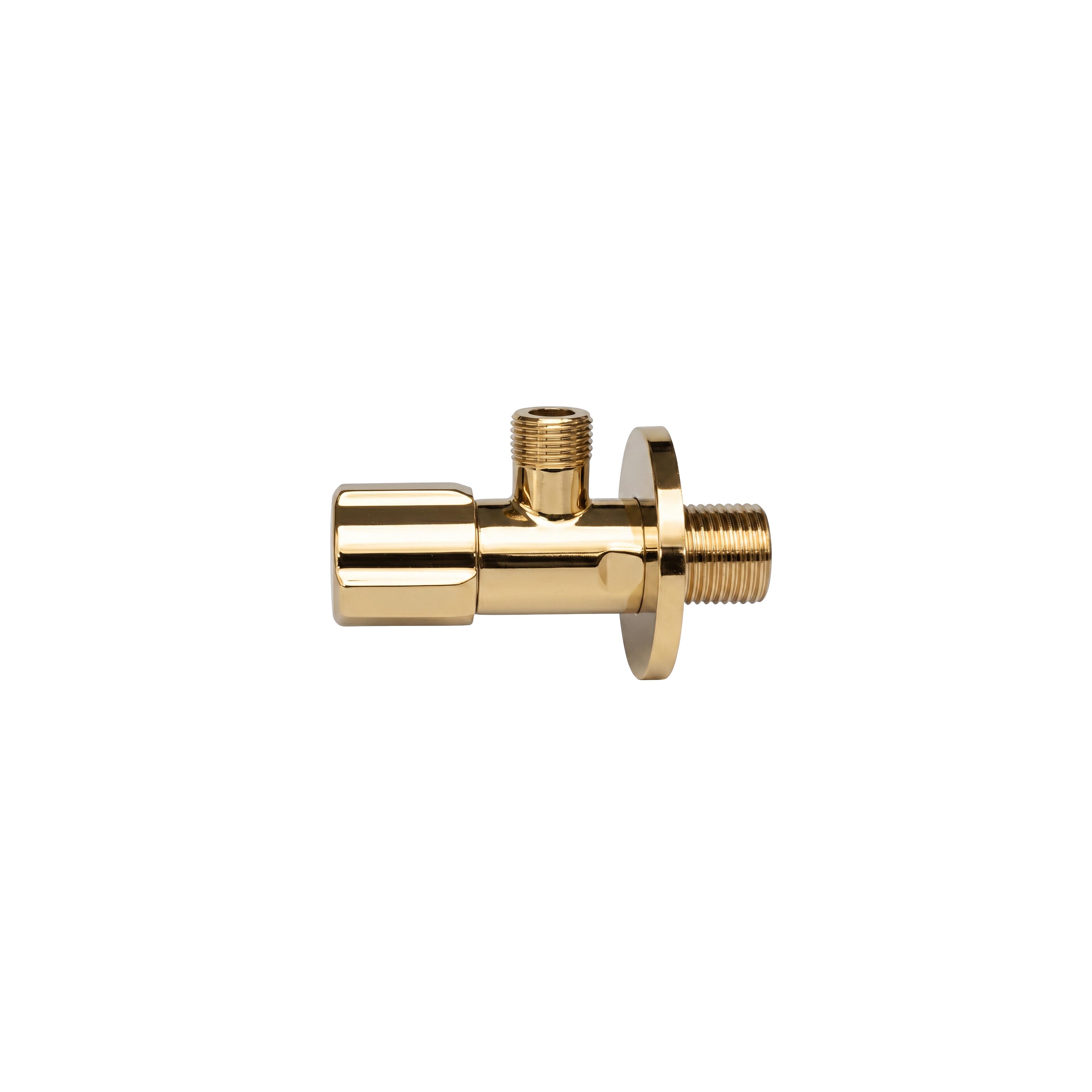 Kotnični ventil 02 1/2" x 3/8" Gold