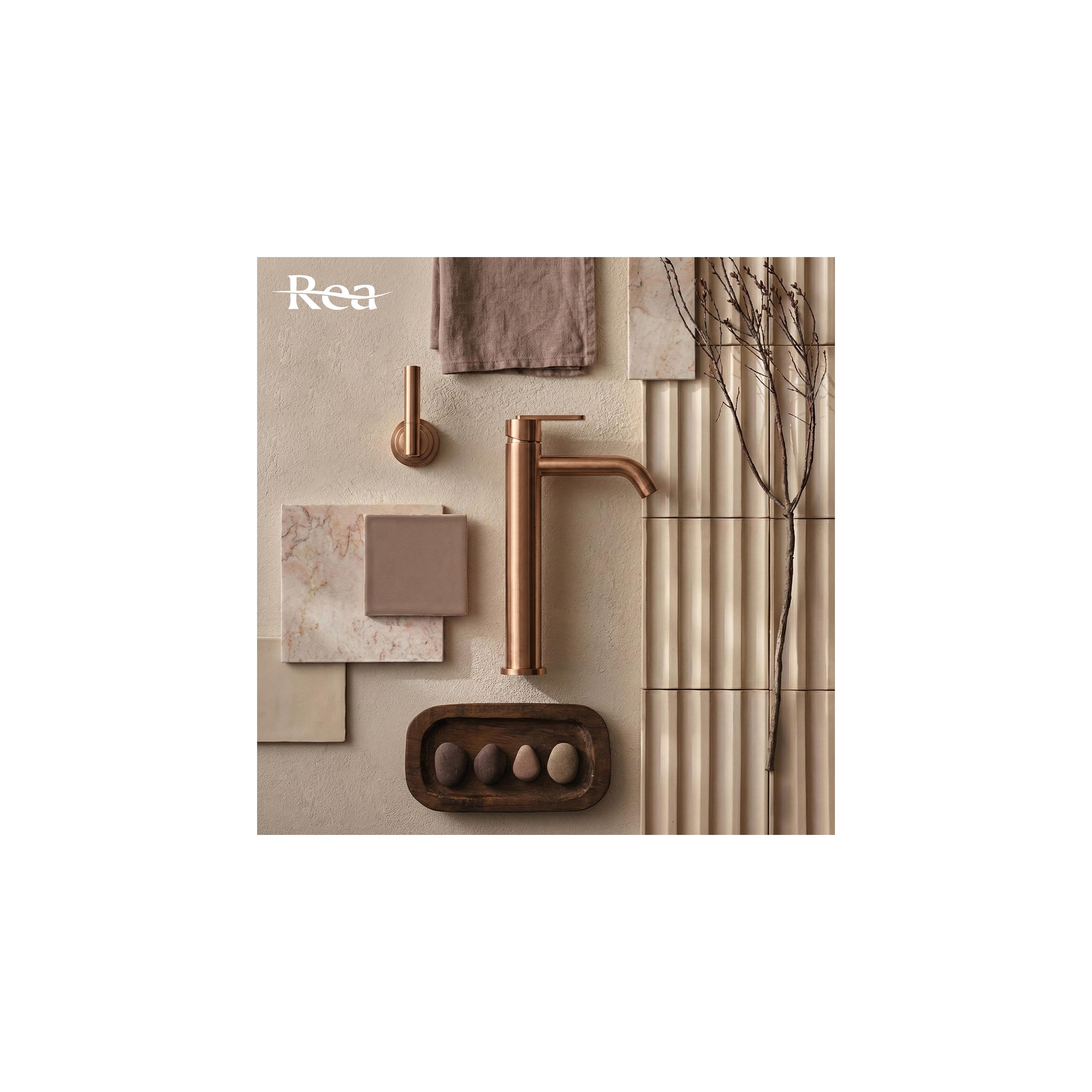 Waschbeckenarmatur Rea Ontario Brush Copper