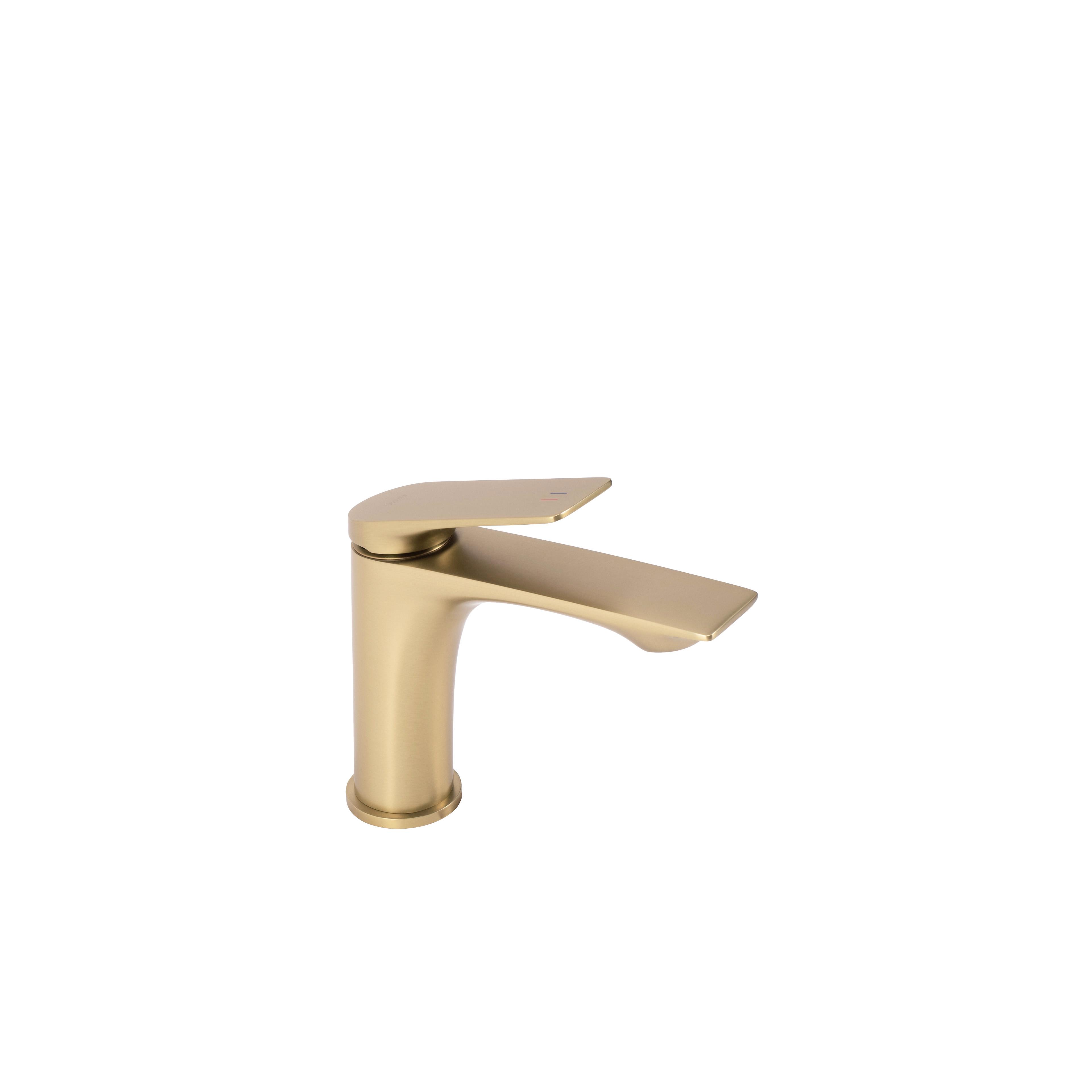 Bathroom faucet Rea AVALON brush gold Low