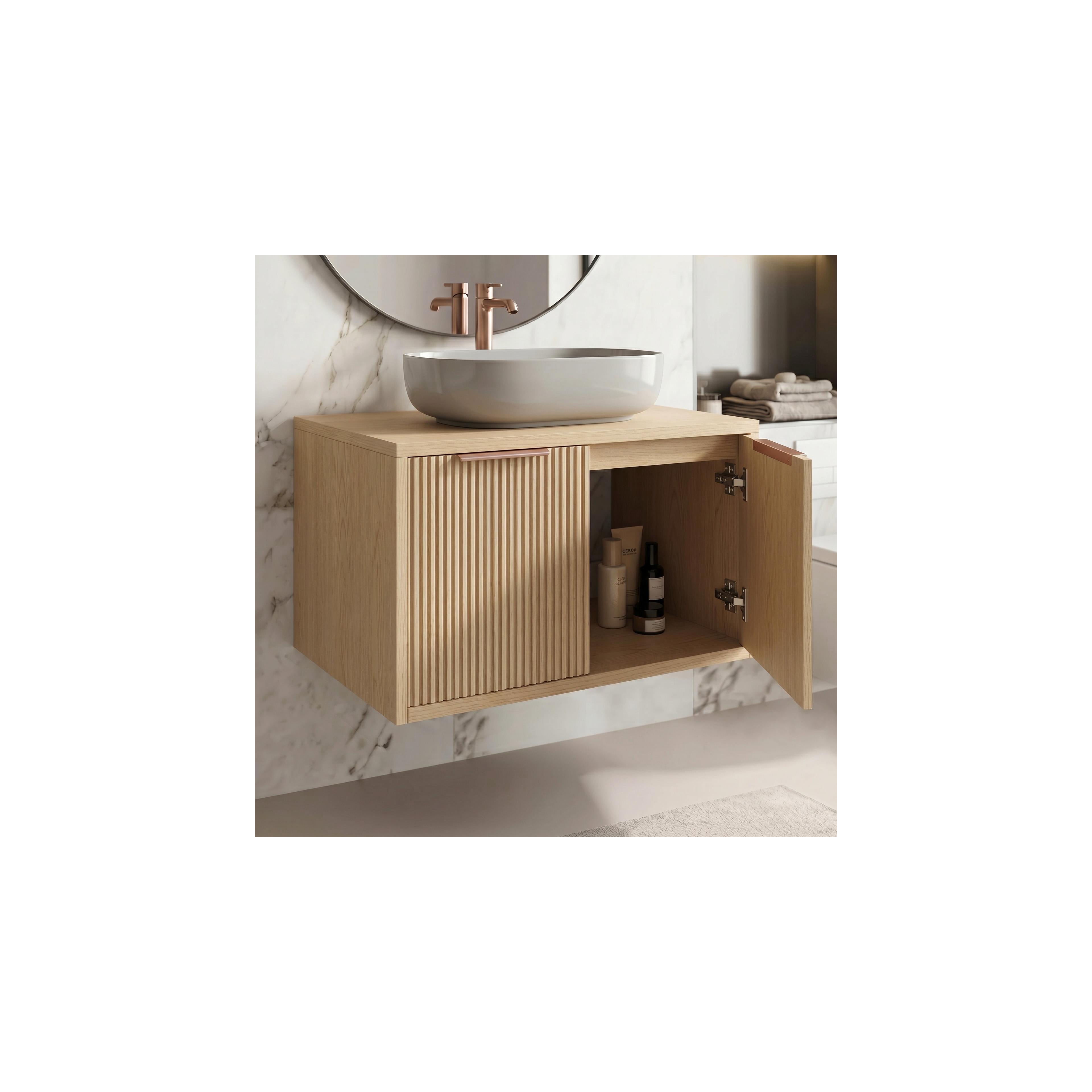 Waschtischunterschrank Rea Core 80cm Beige