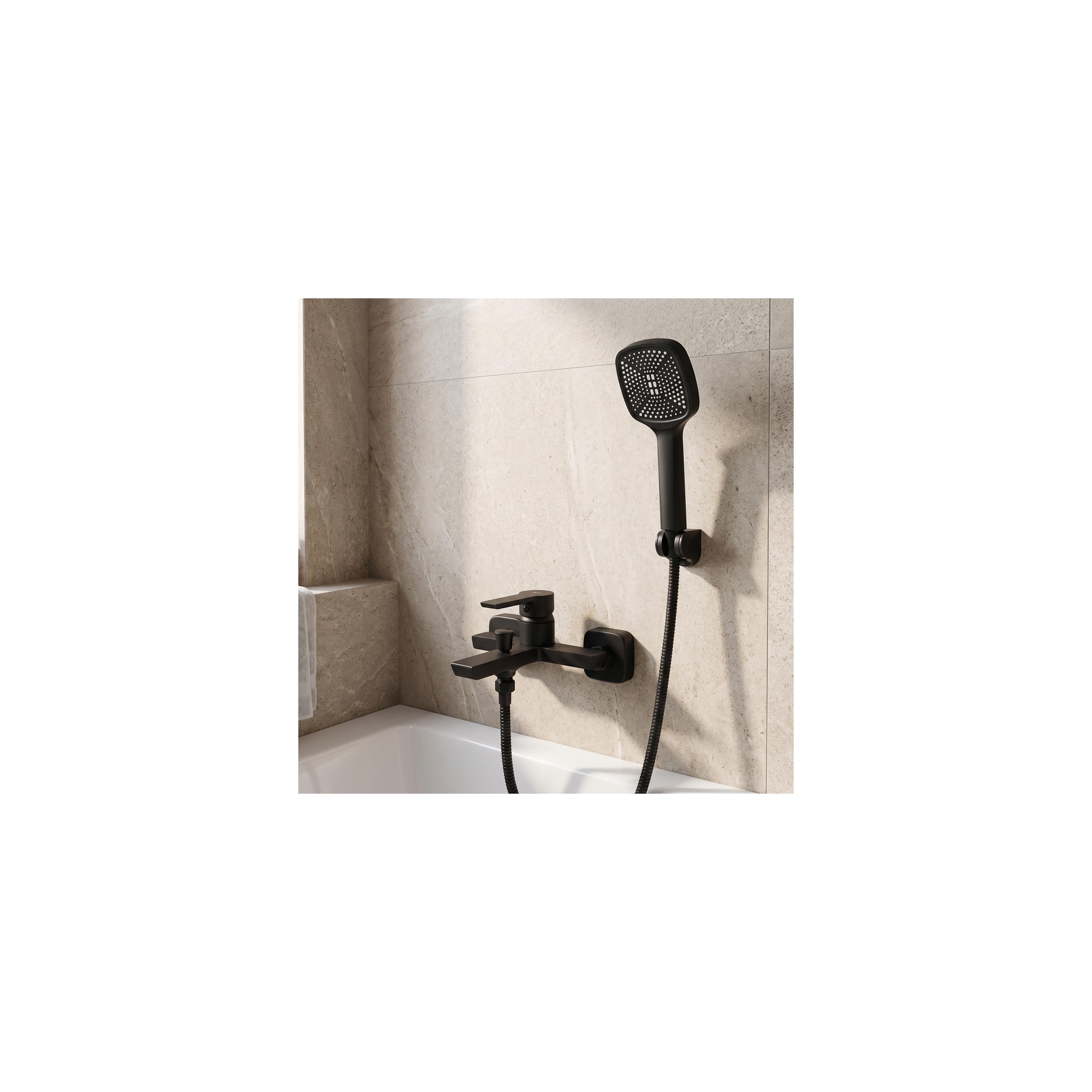 Grifo de bañera REA ARGUS BLACK MATT