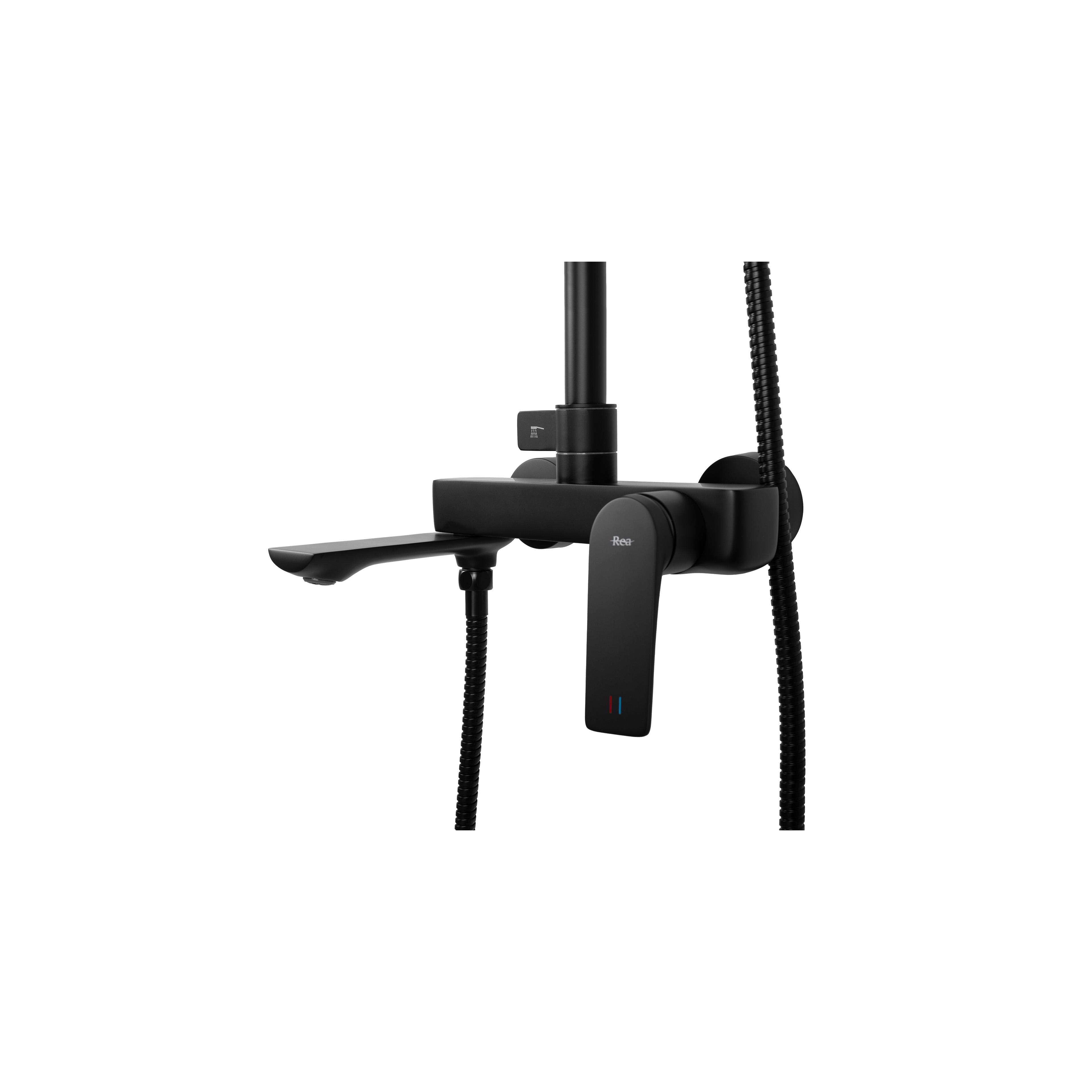 Conjunto de ducha REA AVALON BLACK