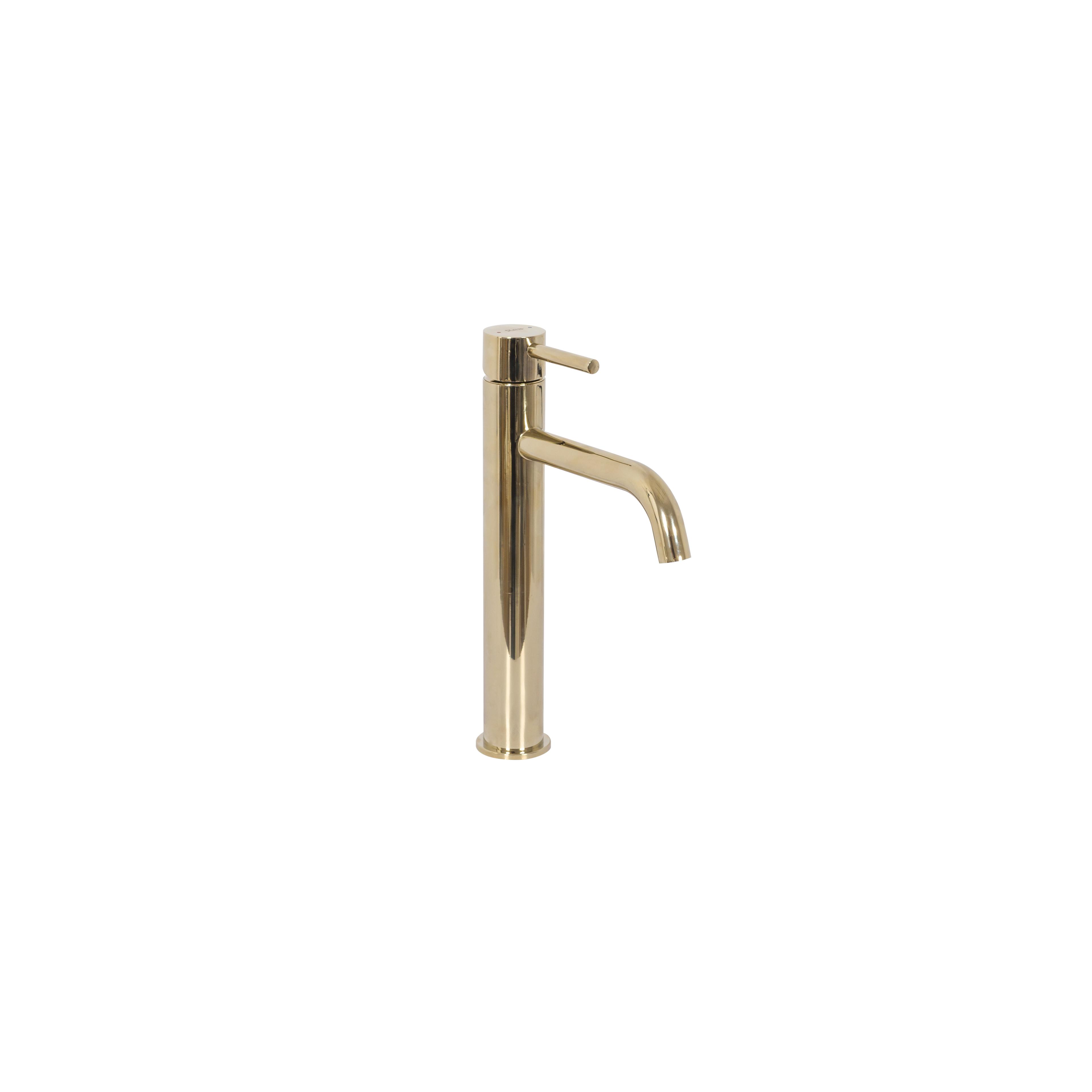 Sofijas melnā marmora komplekts + Lungo zelta augsts maisītājs + zelta universālais kontaktdakša