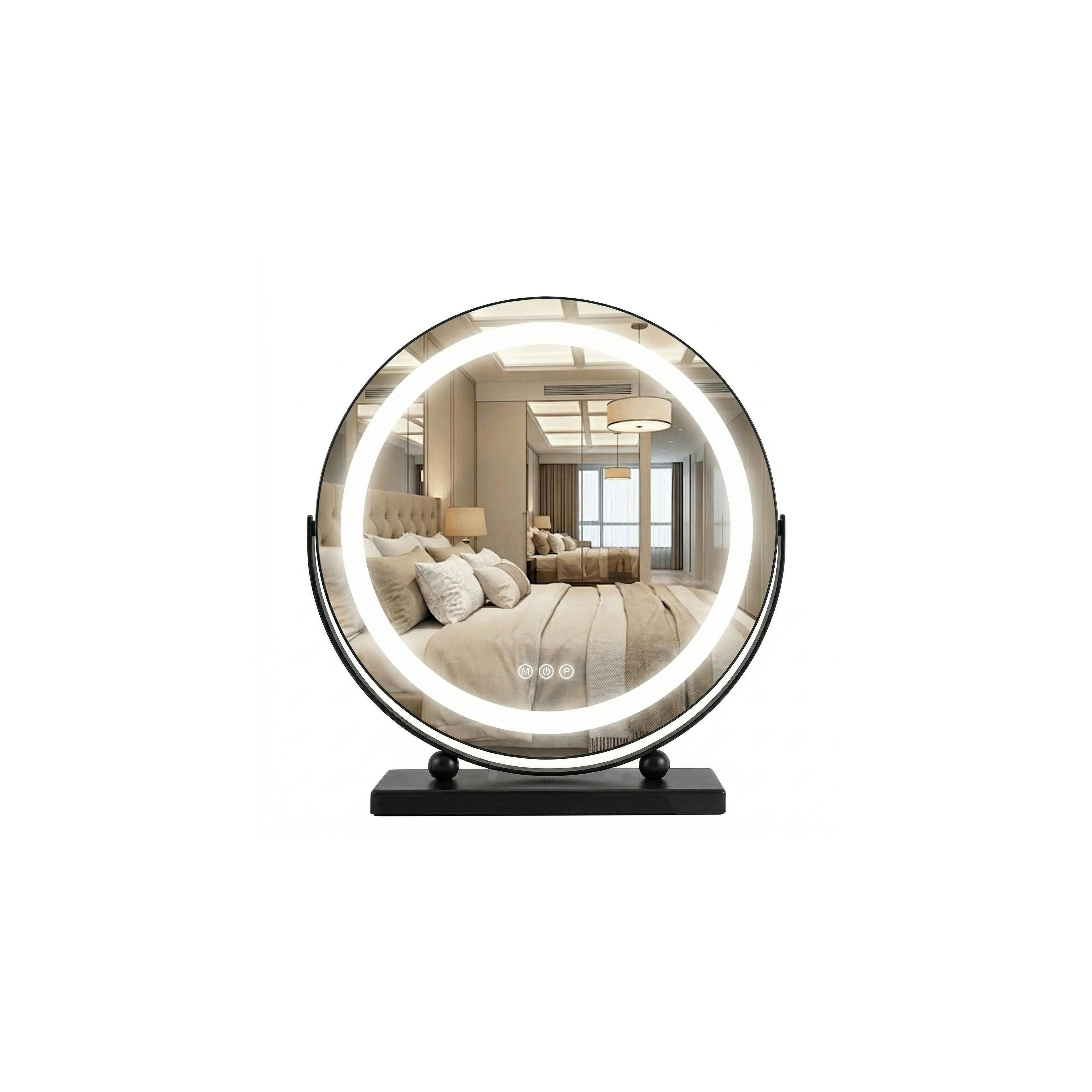 Mirror LED MAKE-UP Black 40 cm