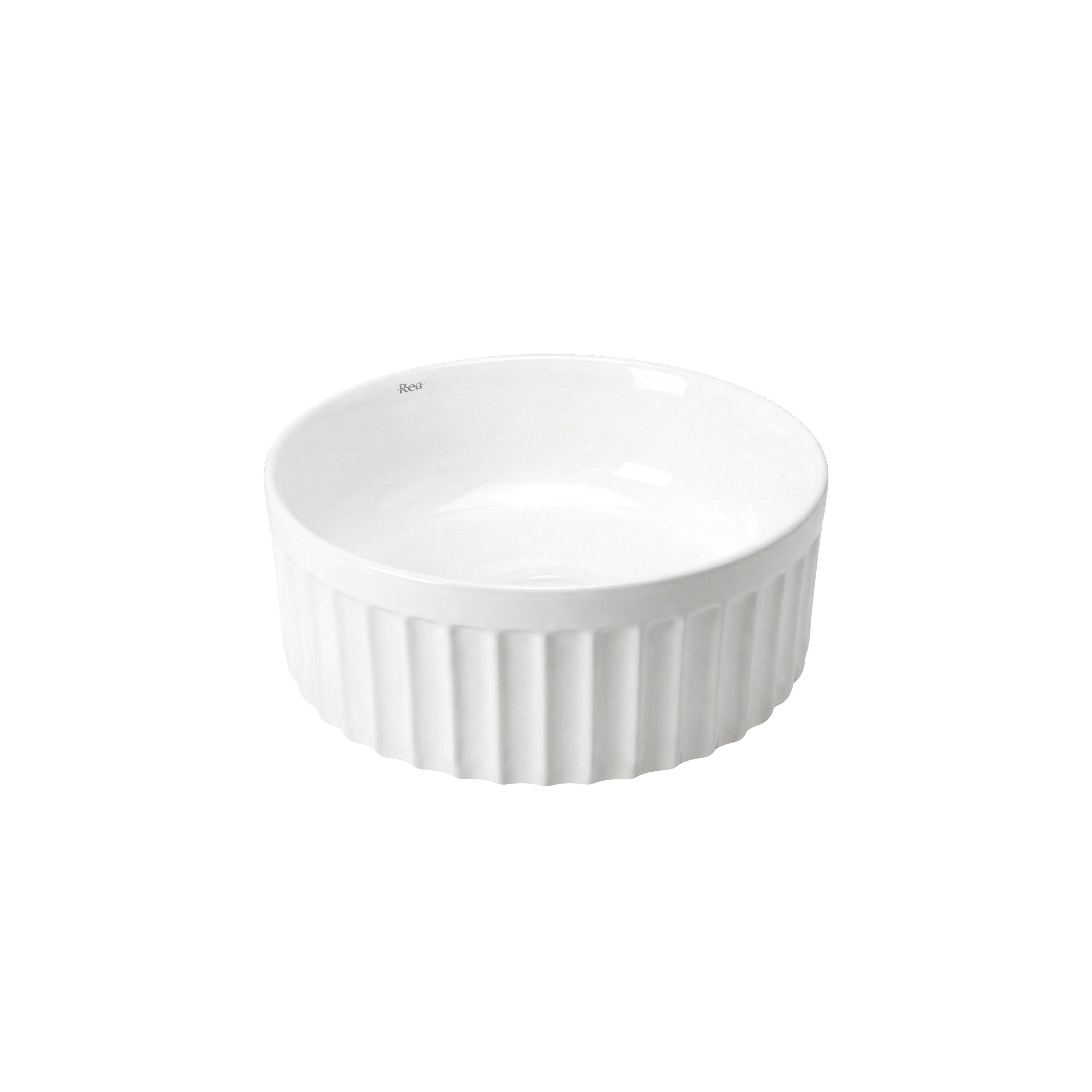 Set: Wandhängendes WC + Aufsatzwaschbecken Rea Duo White