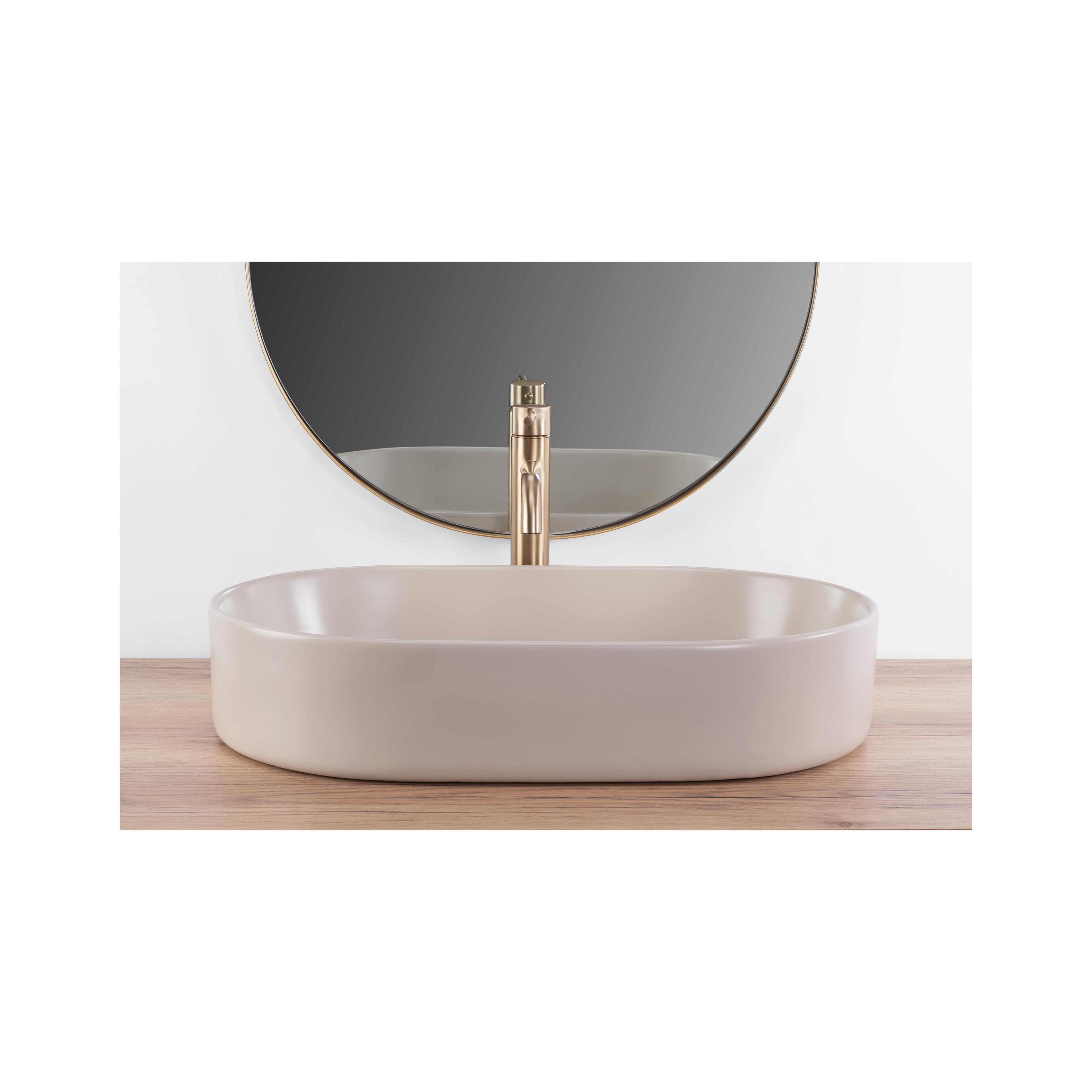 Aufsatzwaschbecken Rea NADIA 60 BEIGE MATT