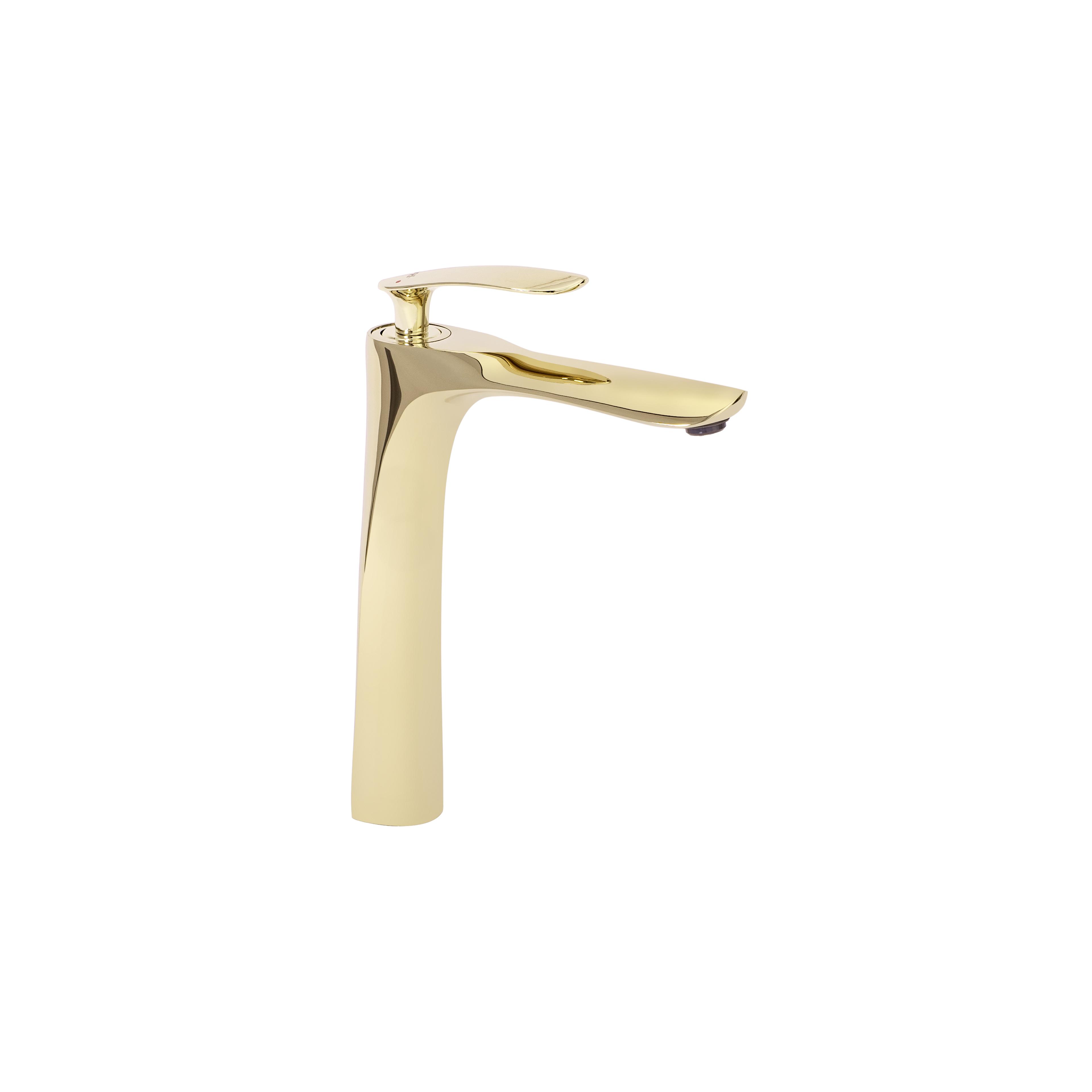Waschbeckenarmatur Rea Orbit Gold High