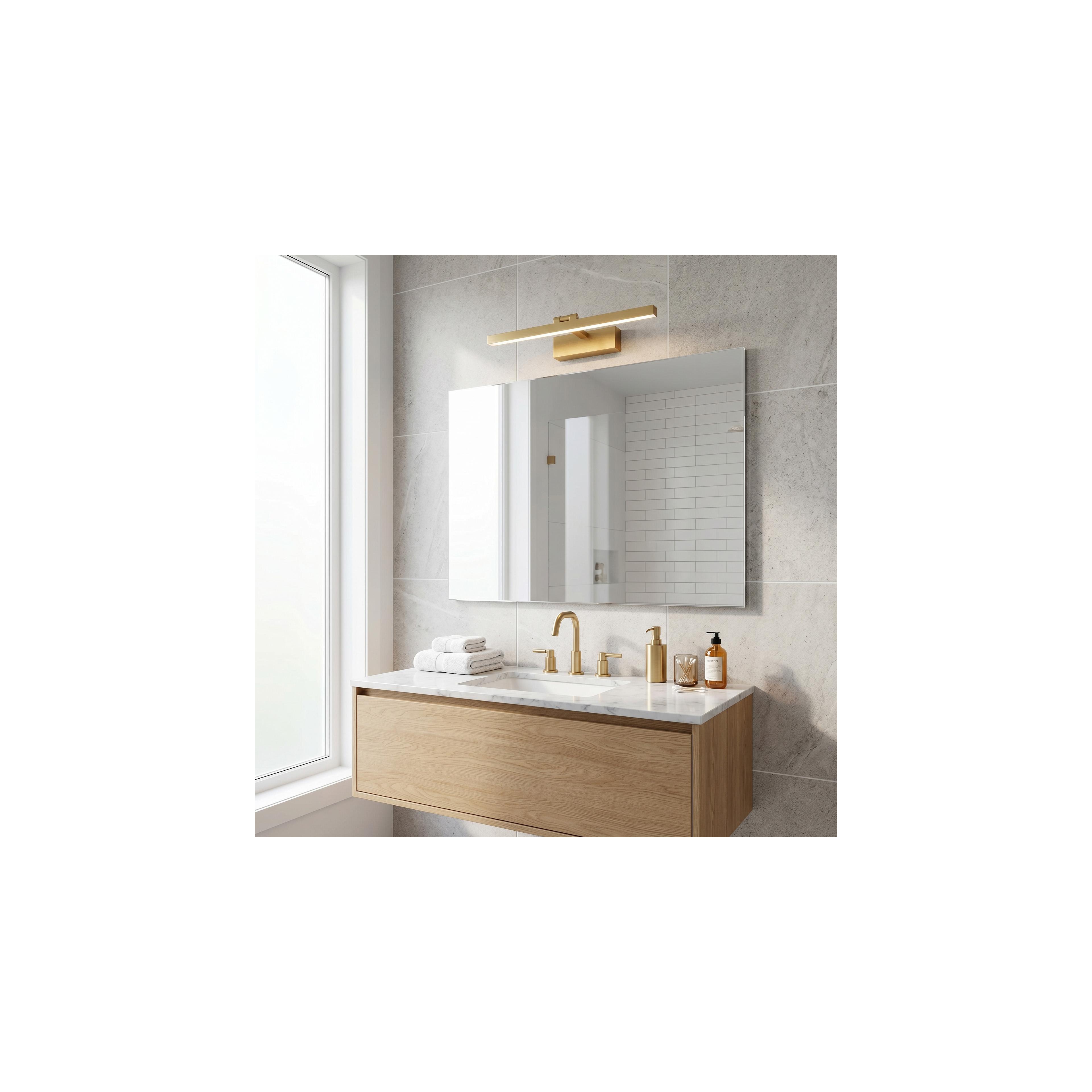 Kúpeľňové nástenné LED svietidlo APP1865-1W 80 cm BRUSH GOLD