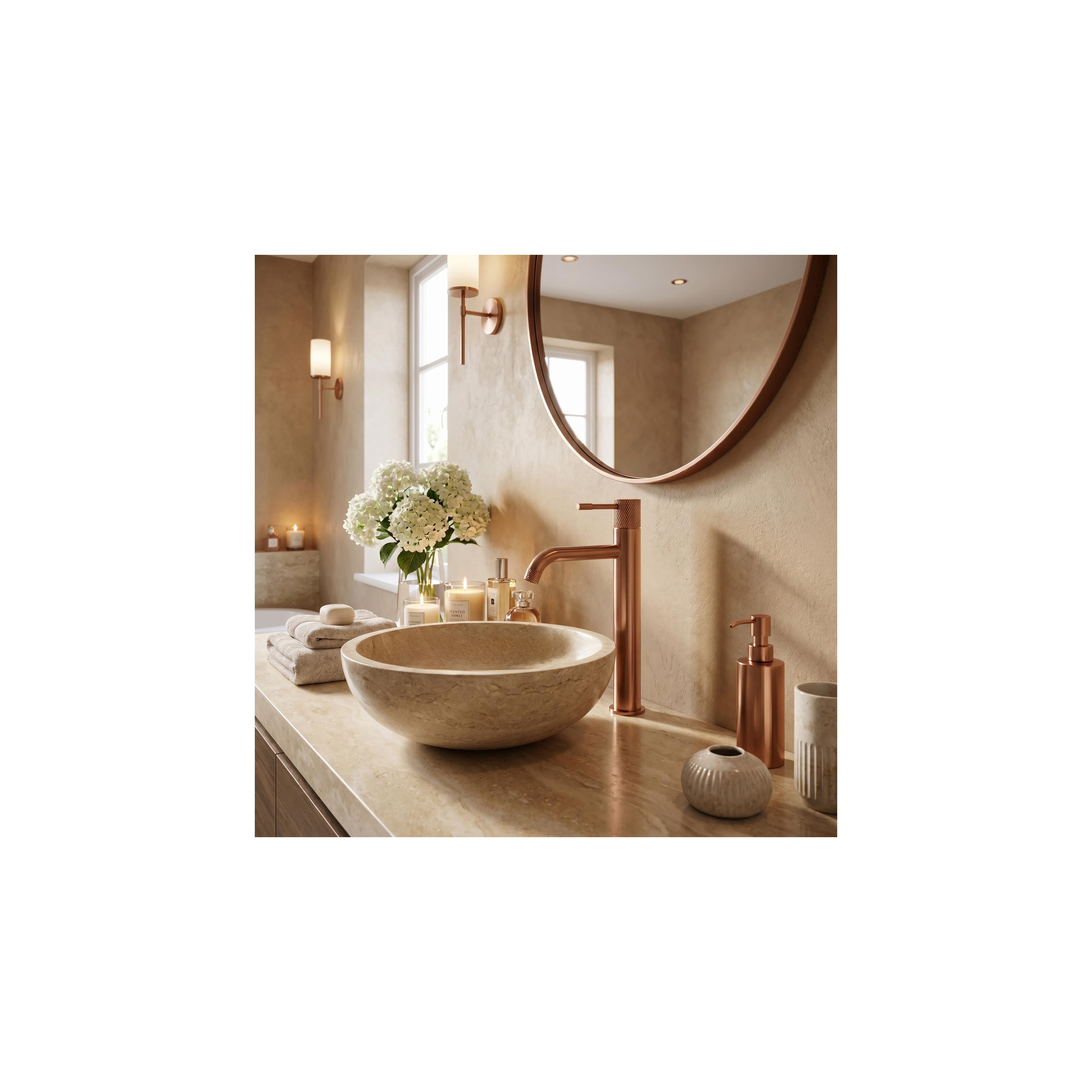 Waschbeckenarmatur Rea  Venti Copper high