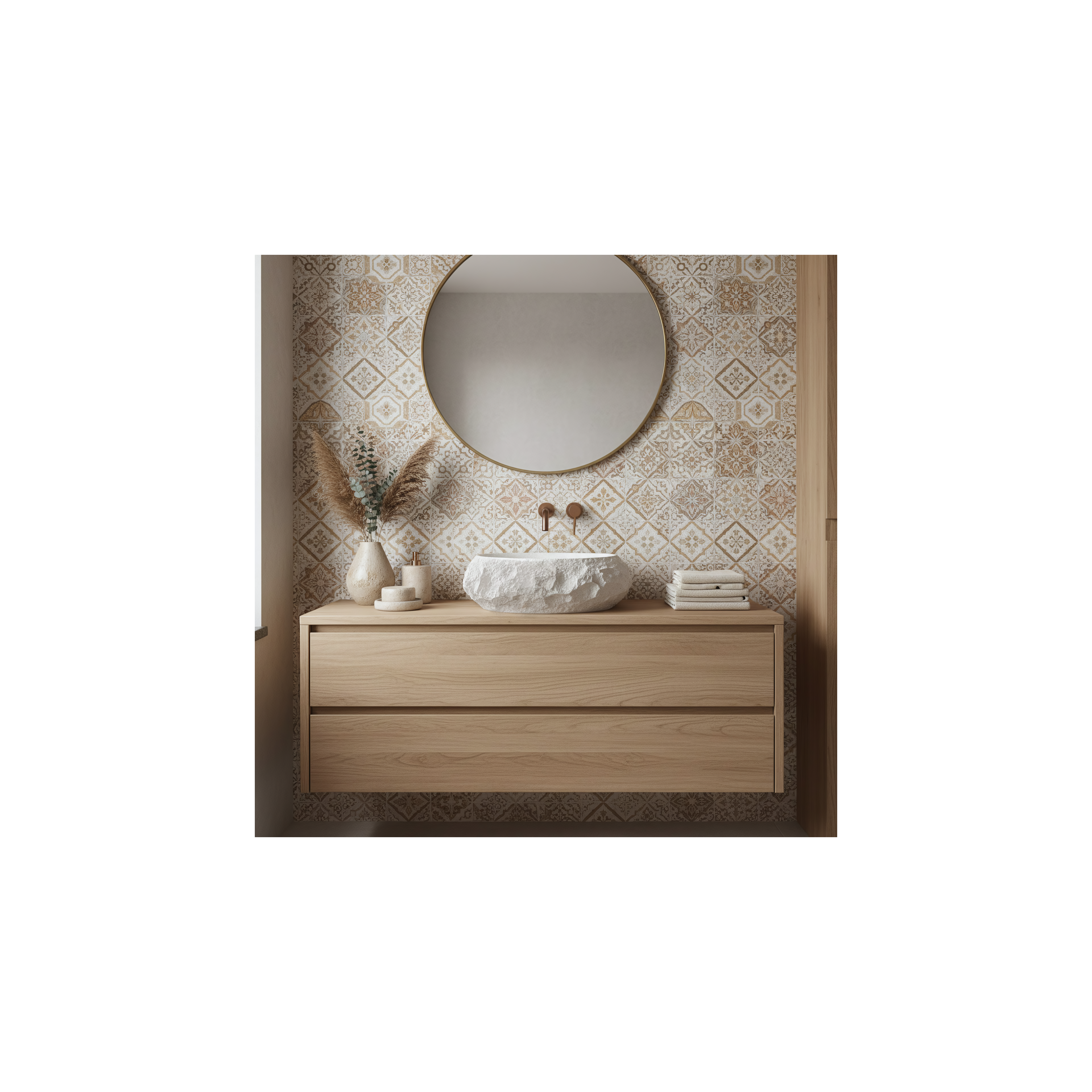 Aufsatzwaschbecken Rea Mika Ivory