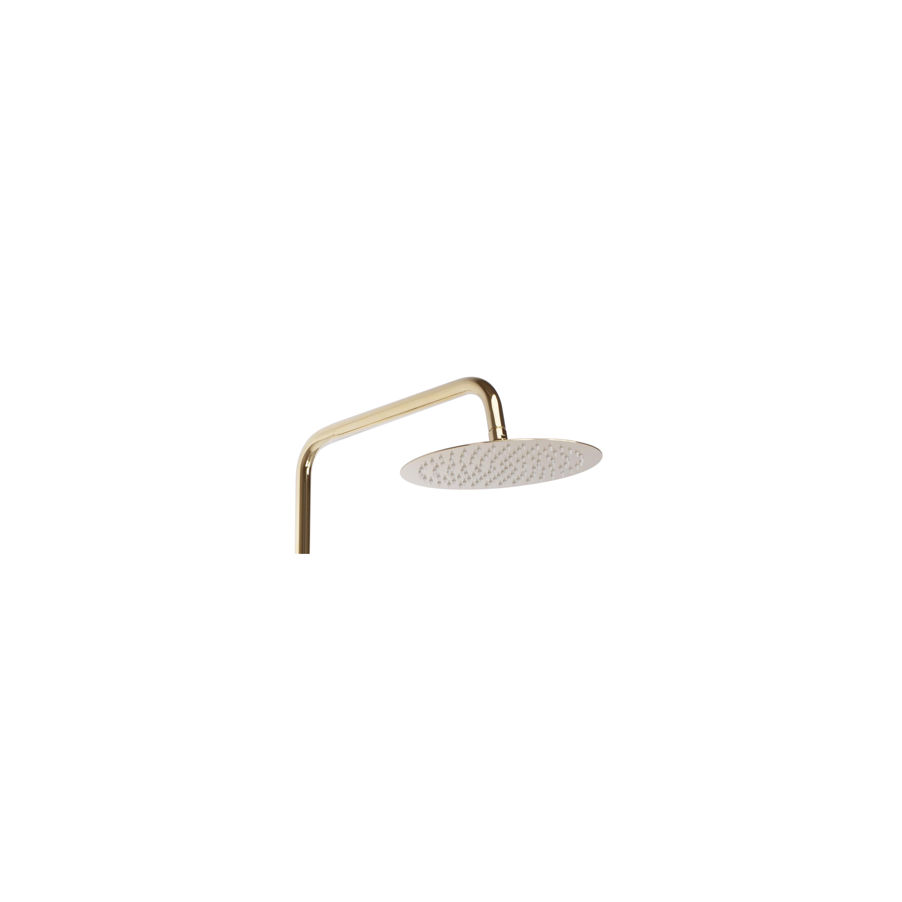 Conjunto de chuveiro REA VINCENT dourado com termostato