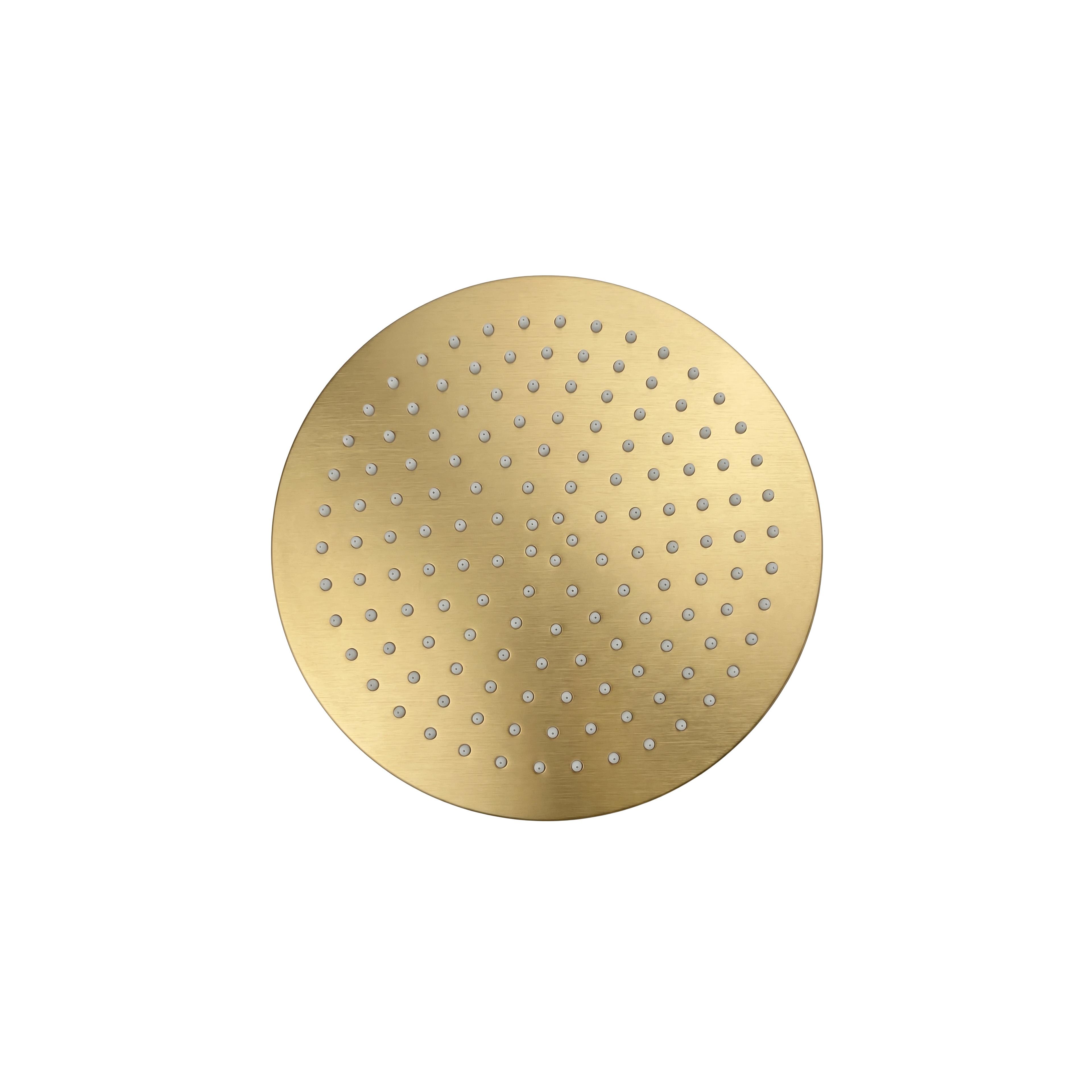 Kerek esőztető zuhanyfej REA JS-P014BG 30cm Brush Gold