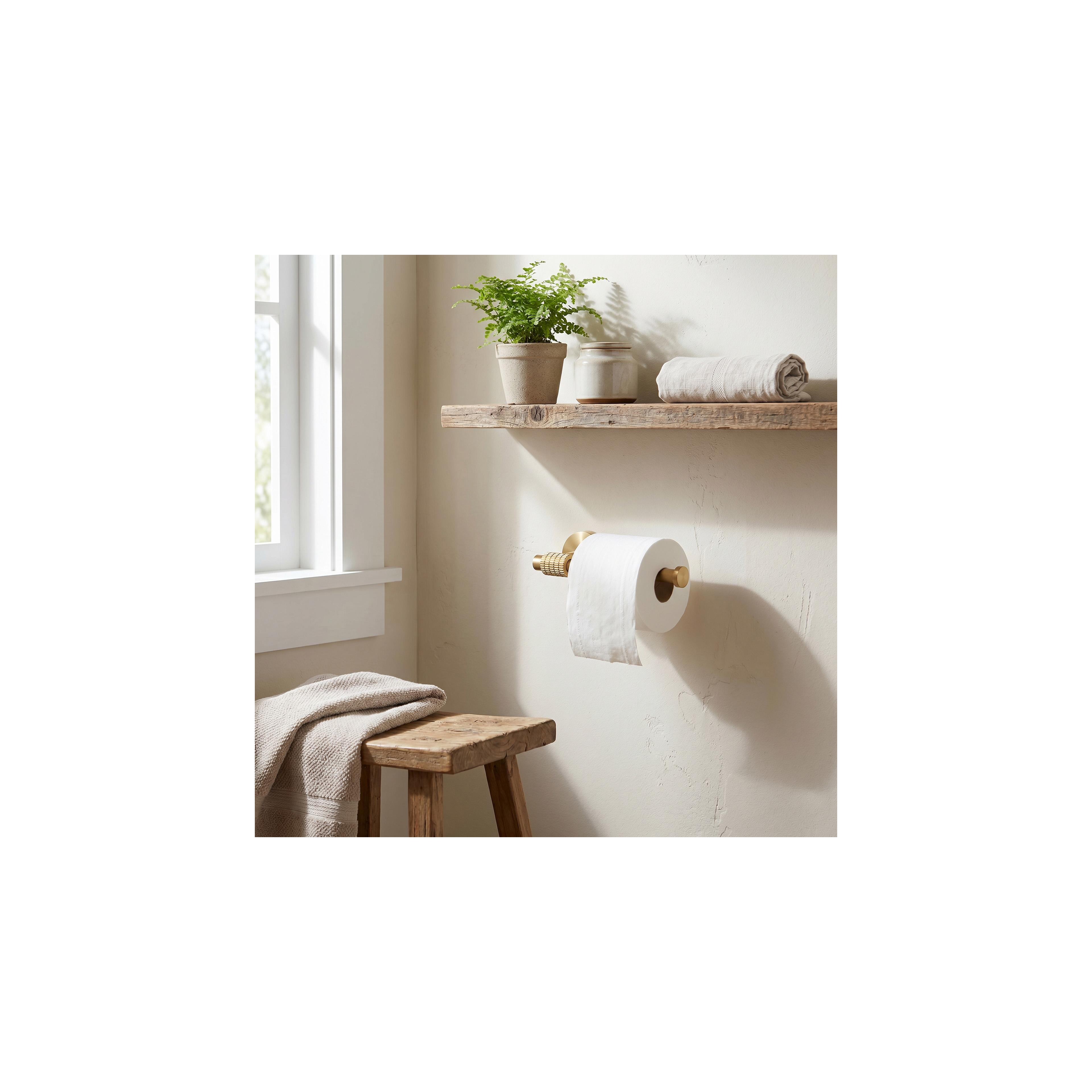 Ručka za WC papir 29105 Riwon Brush Gold