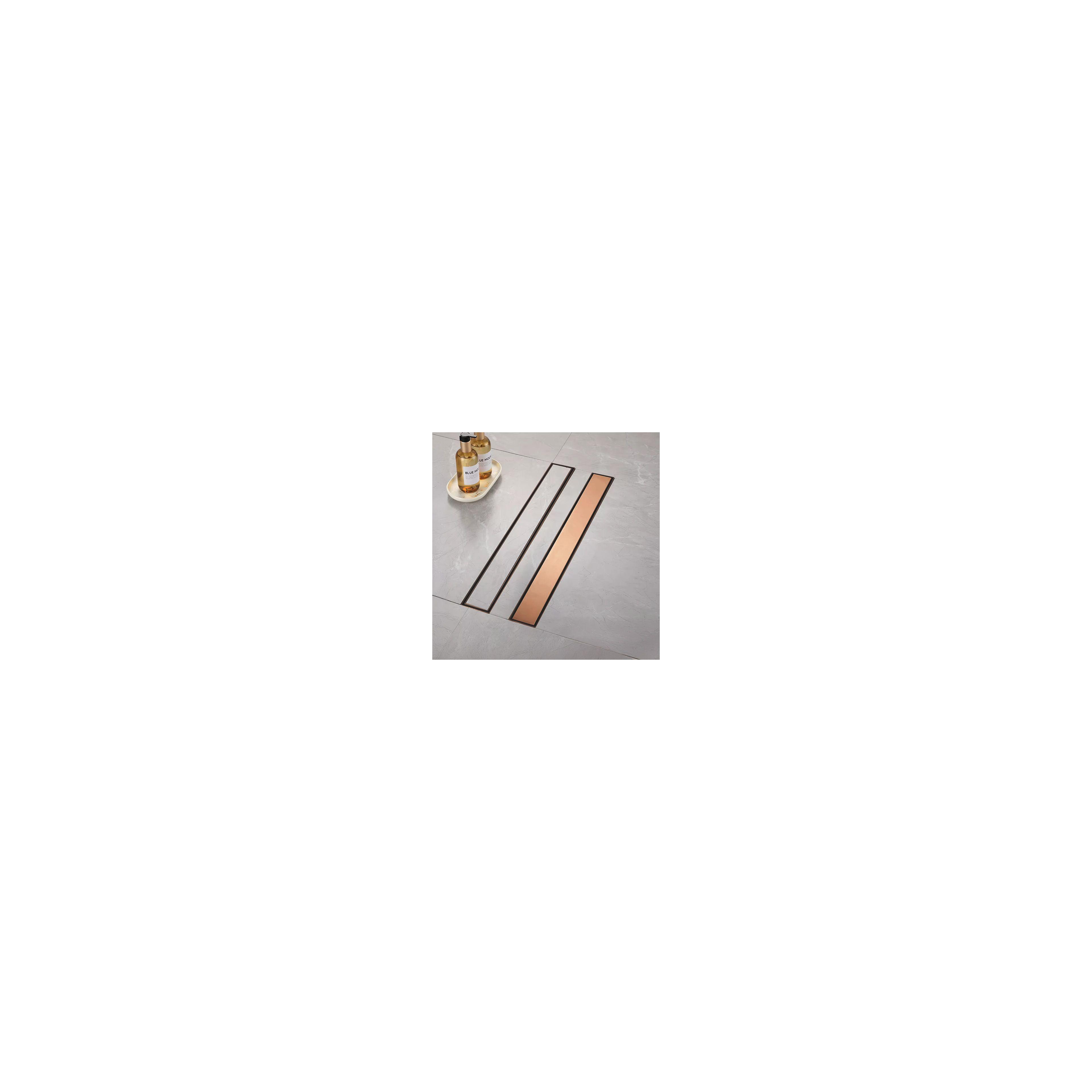 Linear drainage Rea Neox brush copper 80