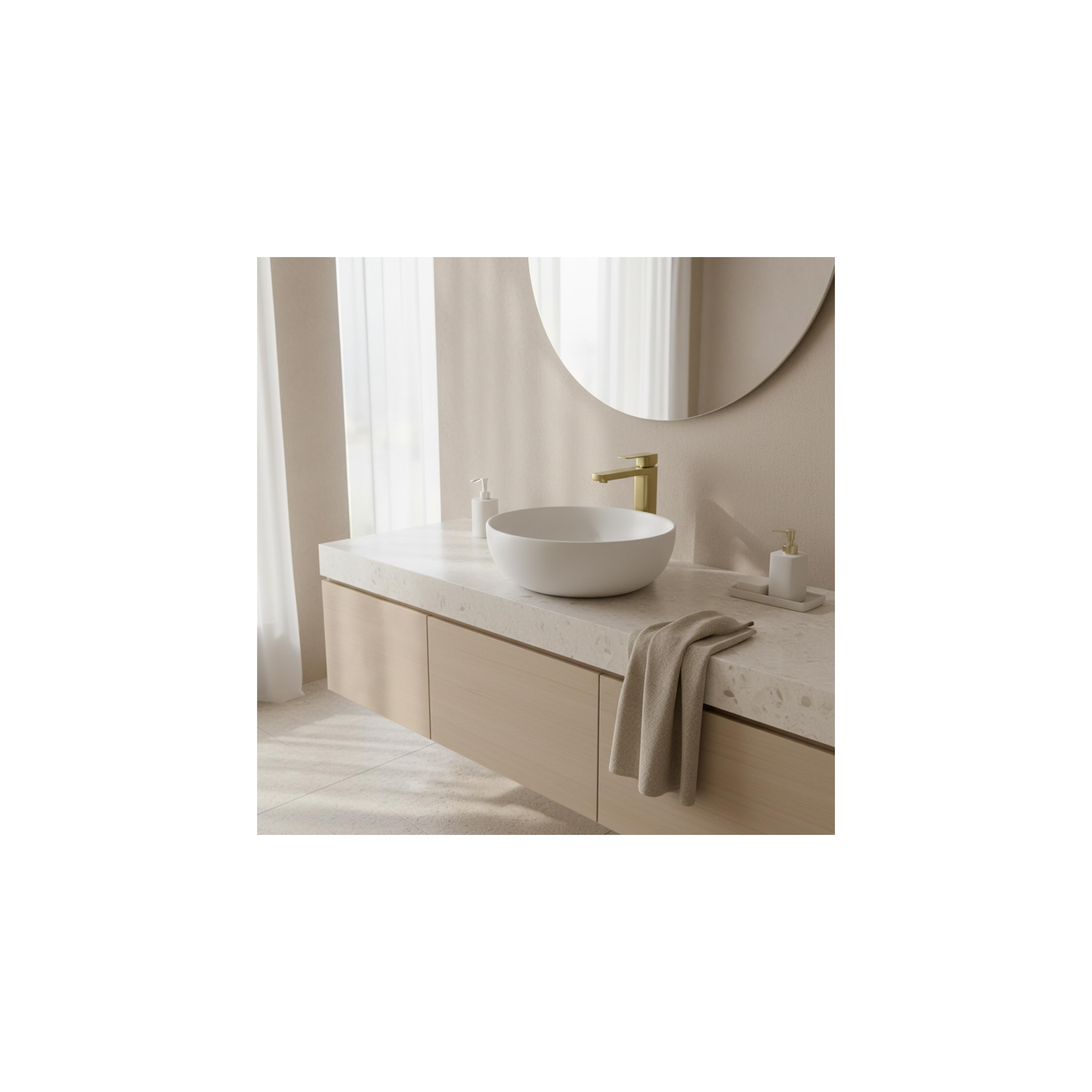 Wastafelkraan REA Arlo Brush Gold