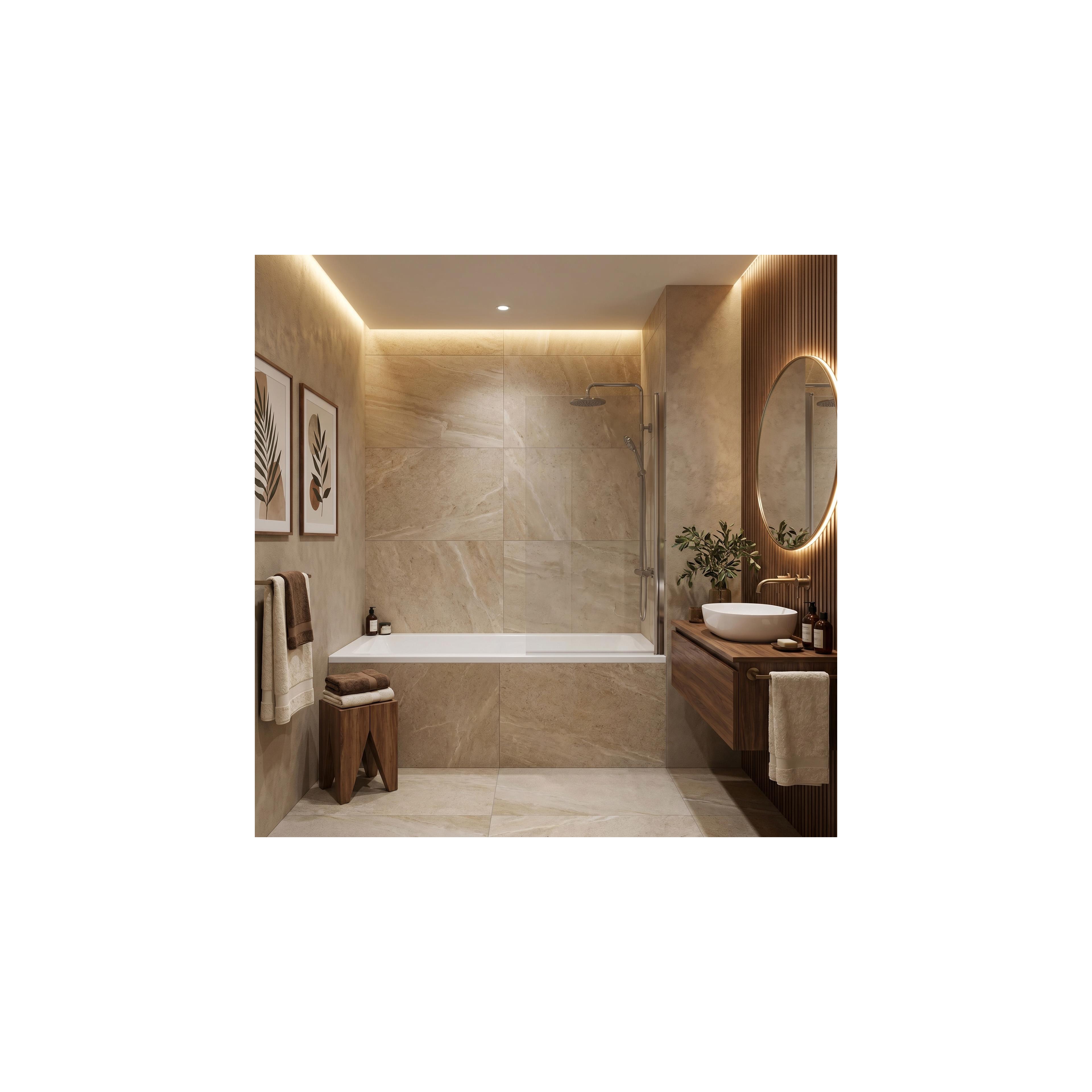 Acryl-Einbaubadewanne Rea Prima 150