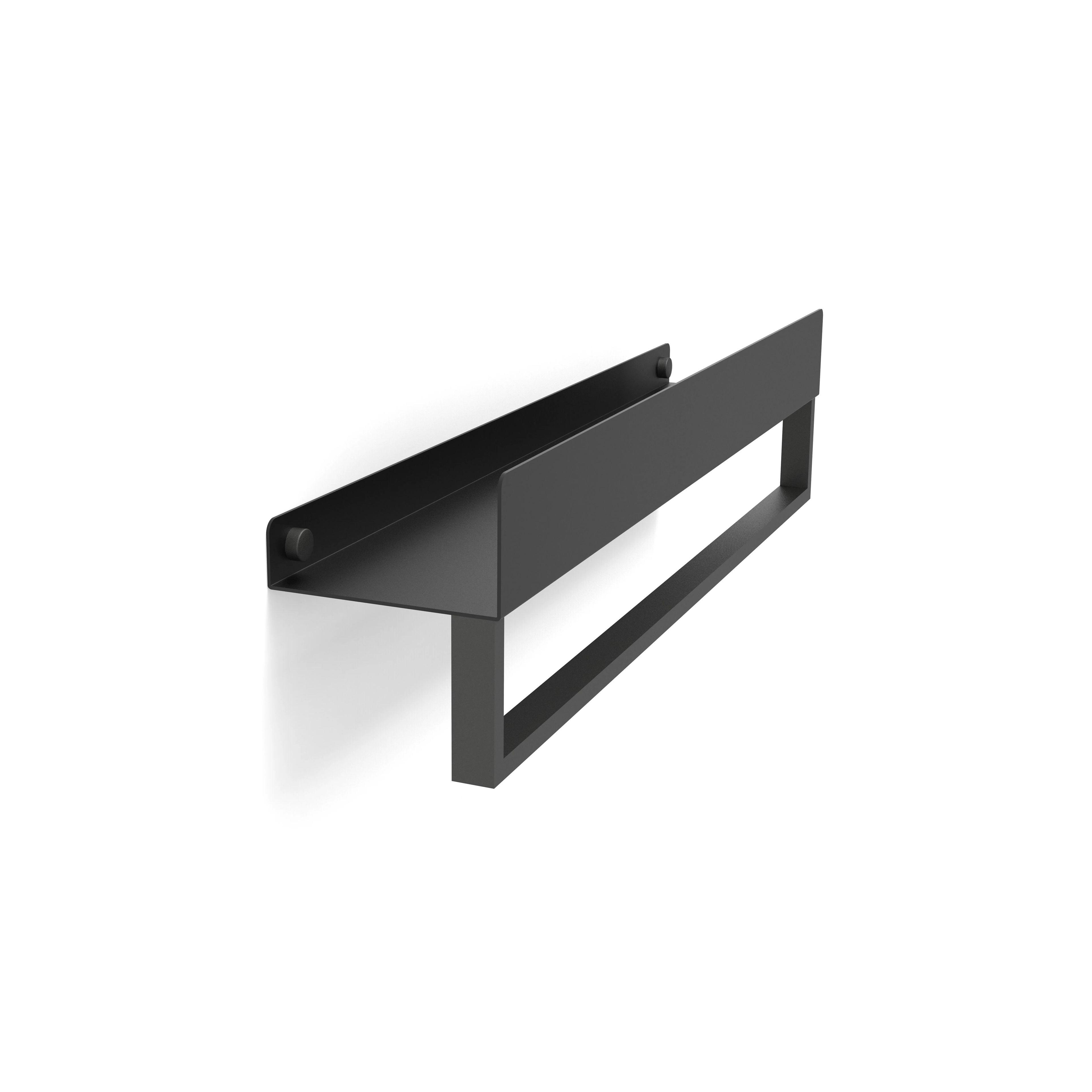 Bathroom shelf SF01 60cm black matt