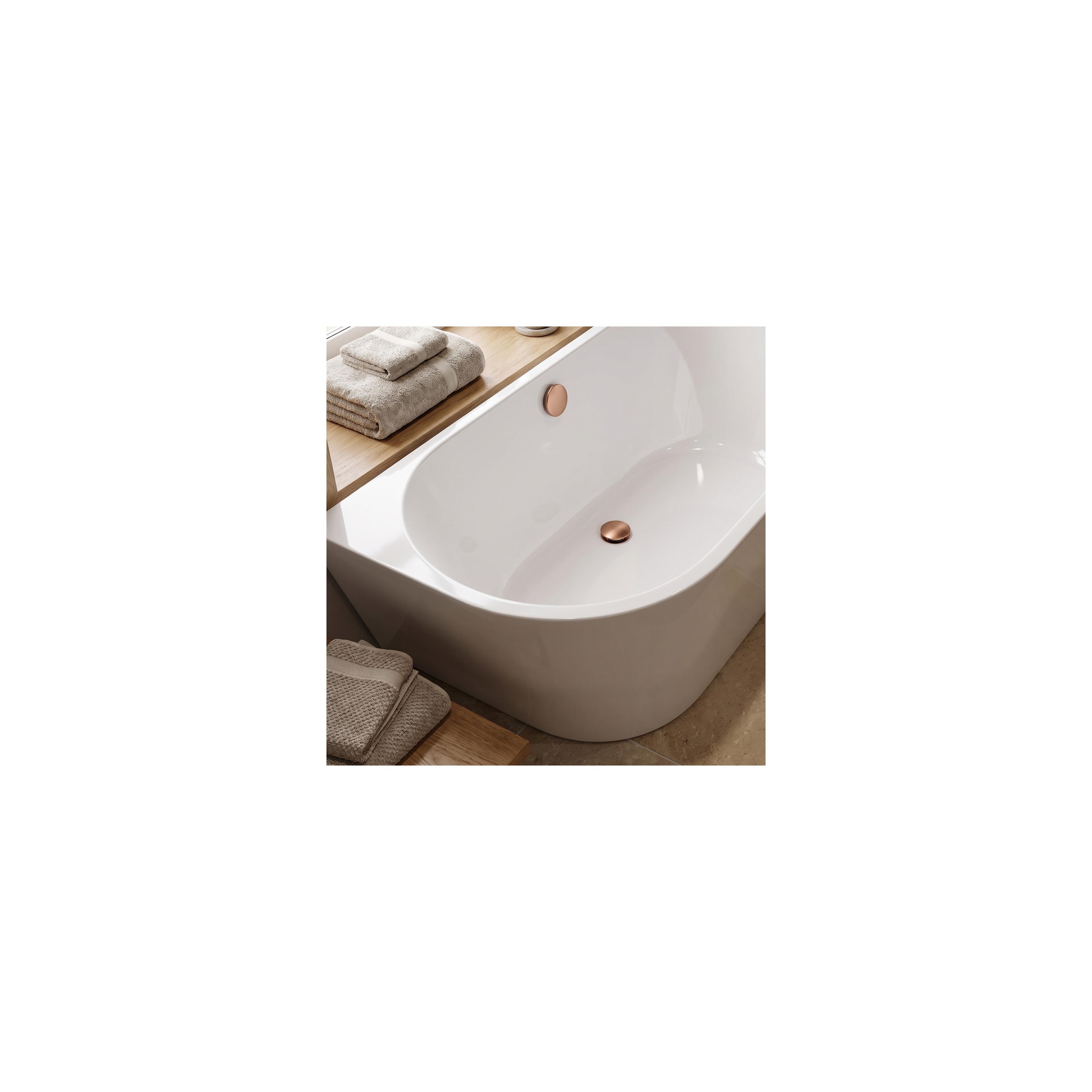Badewannensiphon Rea mit Klick-Klack-Ablaufventil Brush Gold