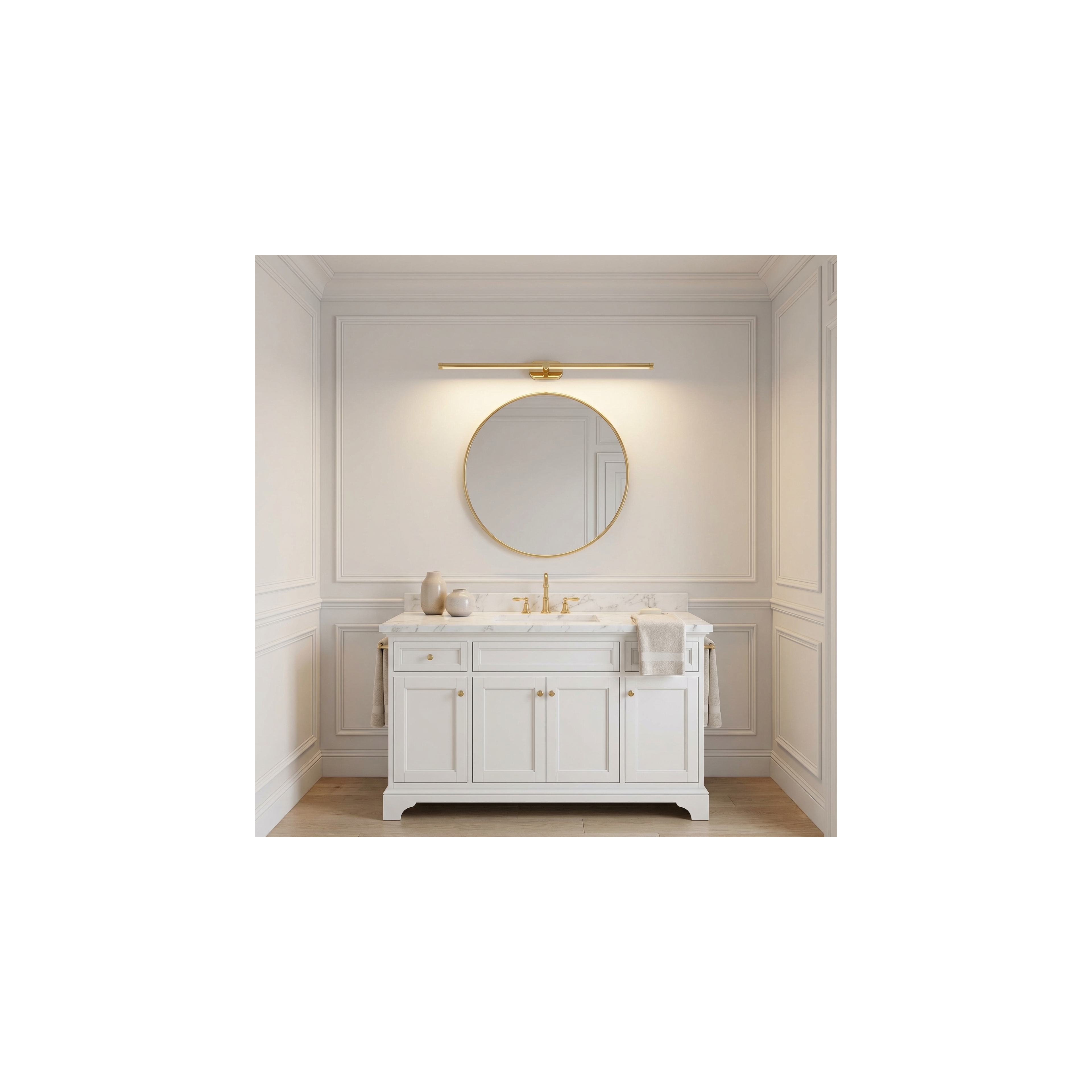 Bad LED-Wandleuchte APP1891-1W 80 cm GOLD