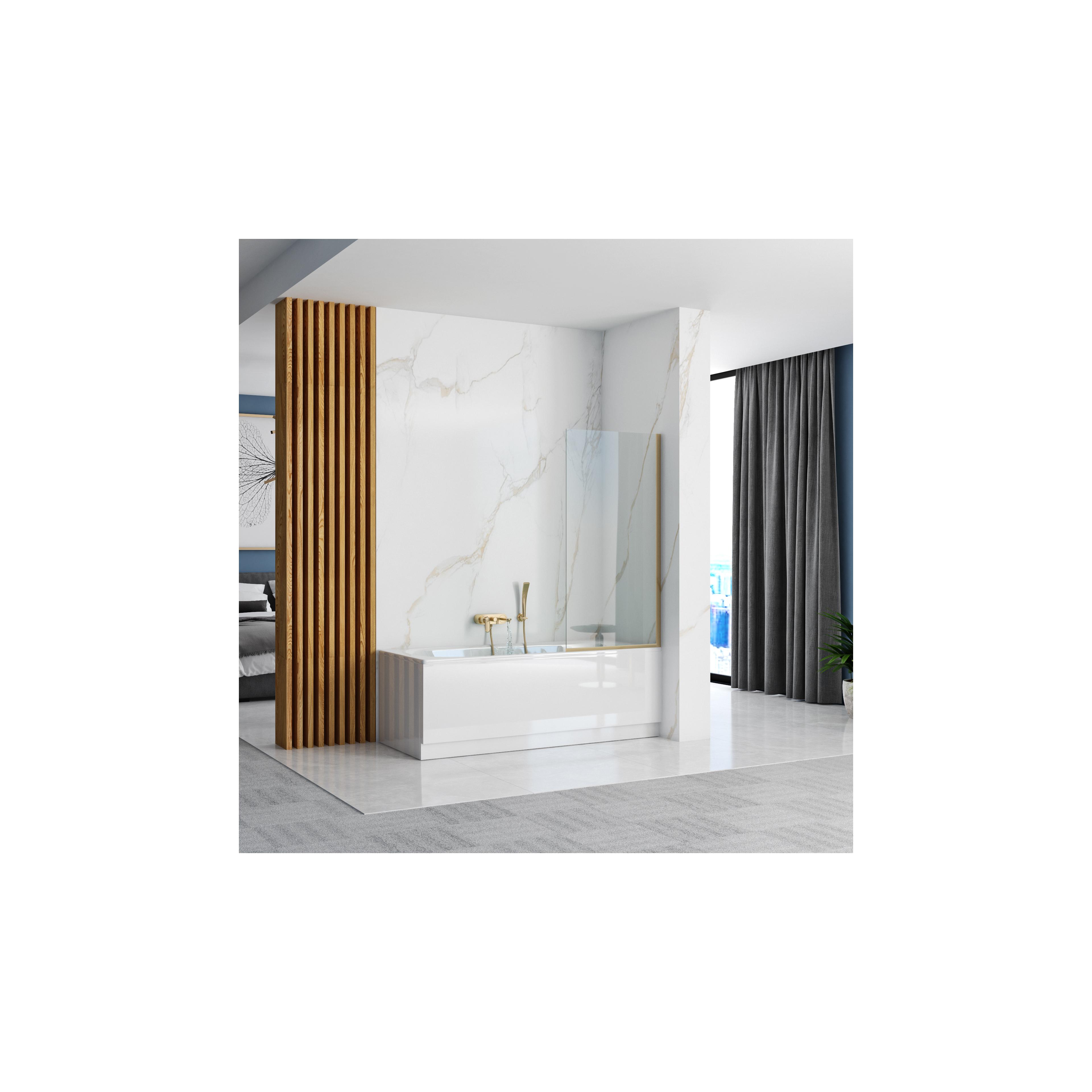Badewanneaufsatz Rea Elegant Gold 80