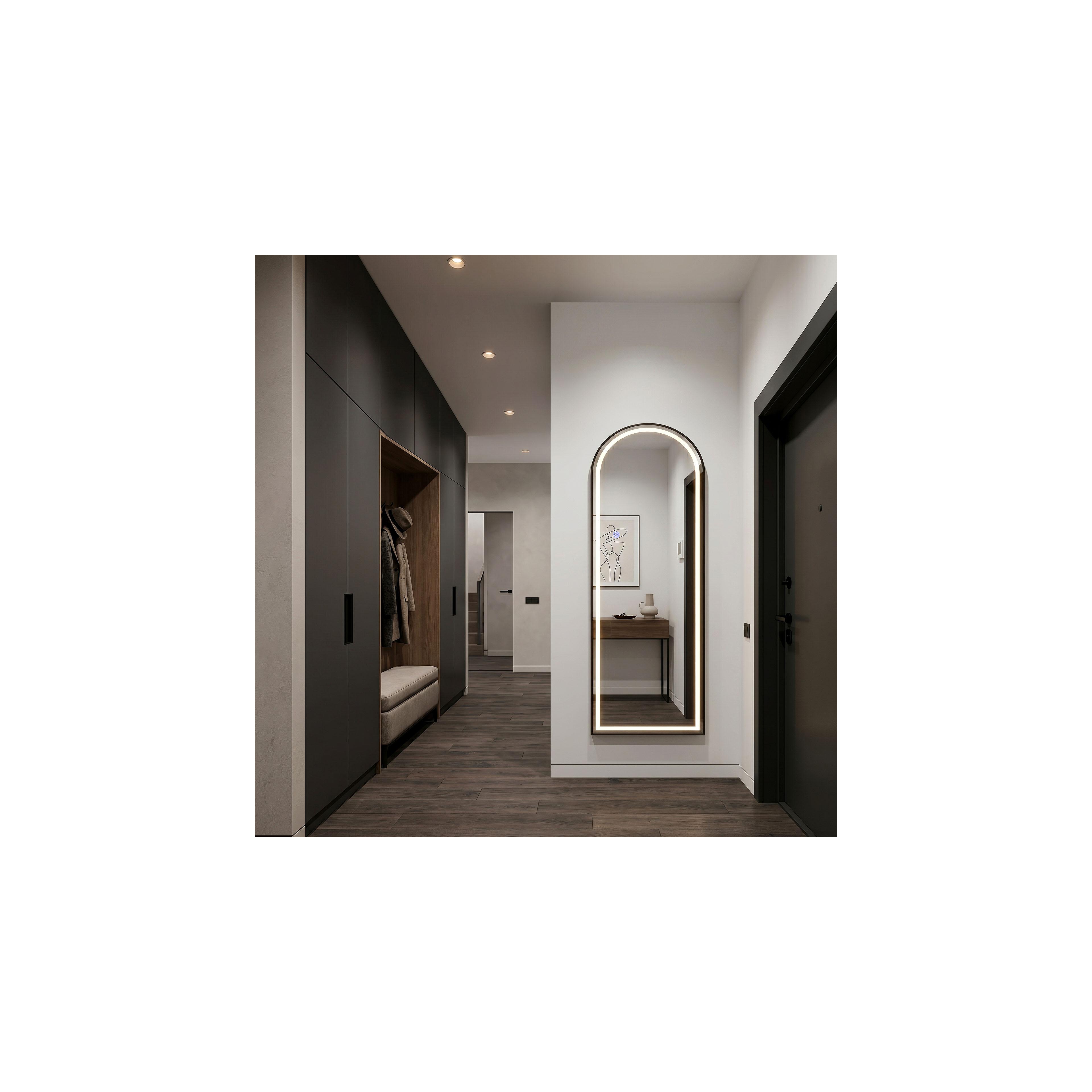LED-SPEGEL Orbit 50x160cm Black