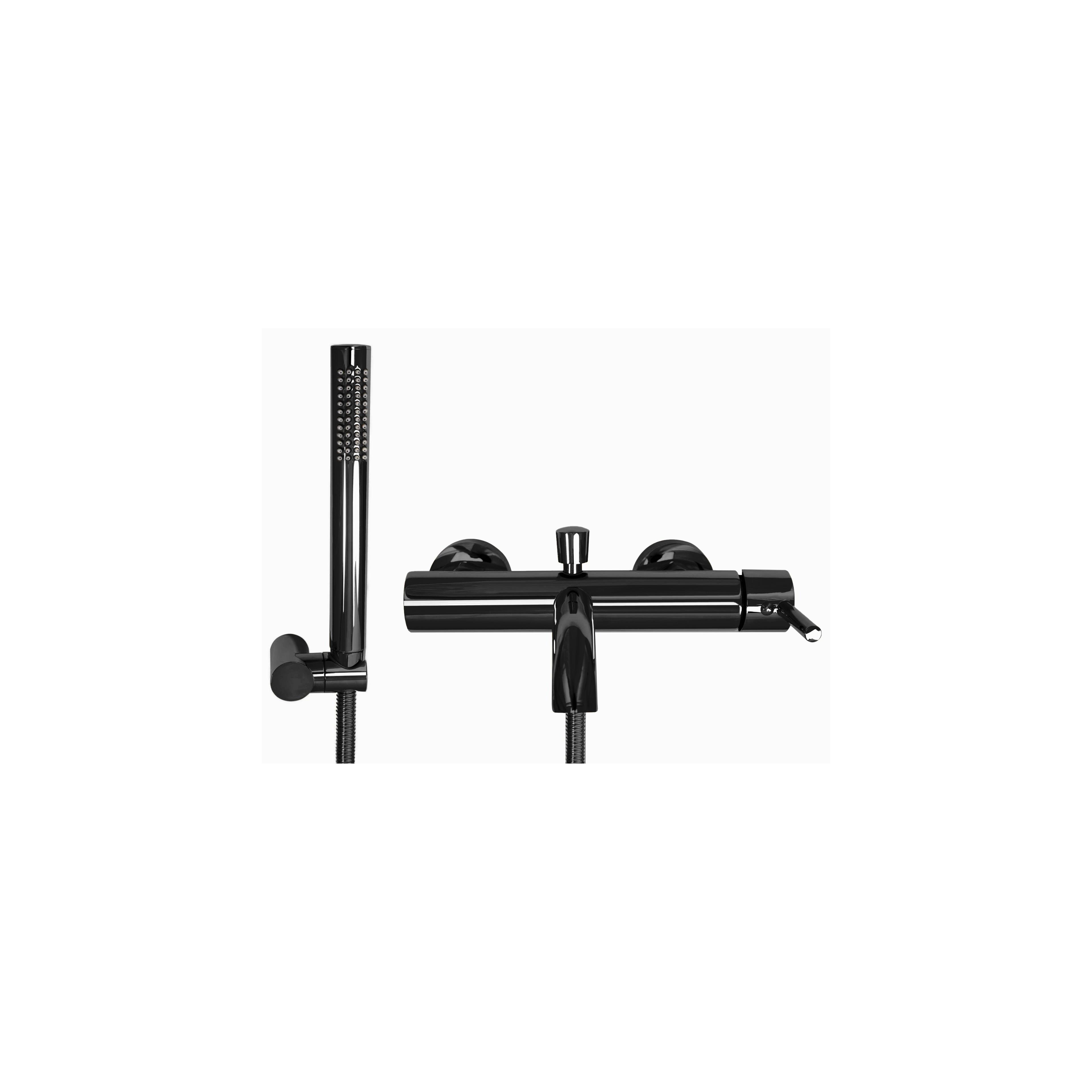 Badkarsblandare Rea Lungo svart metallic