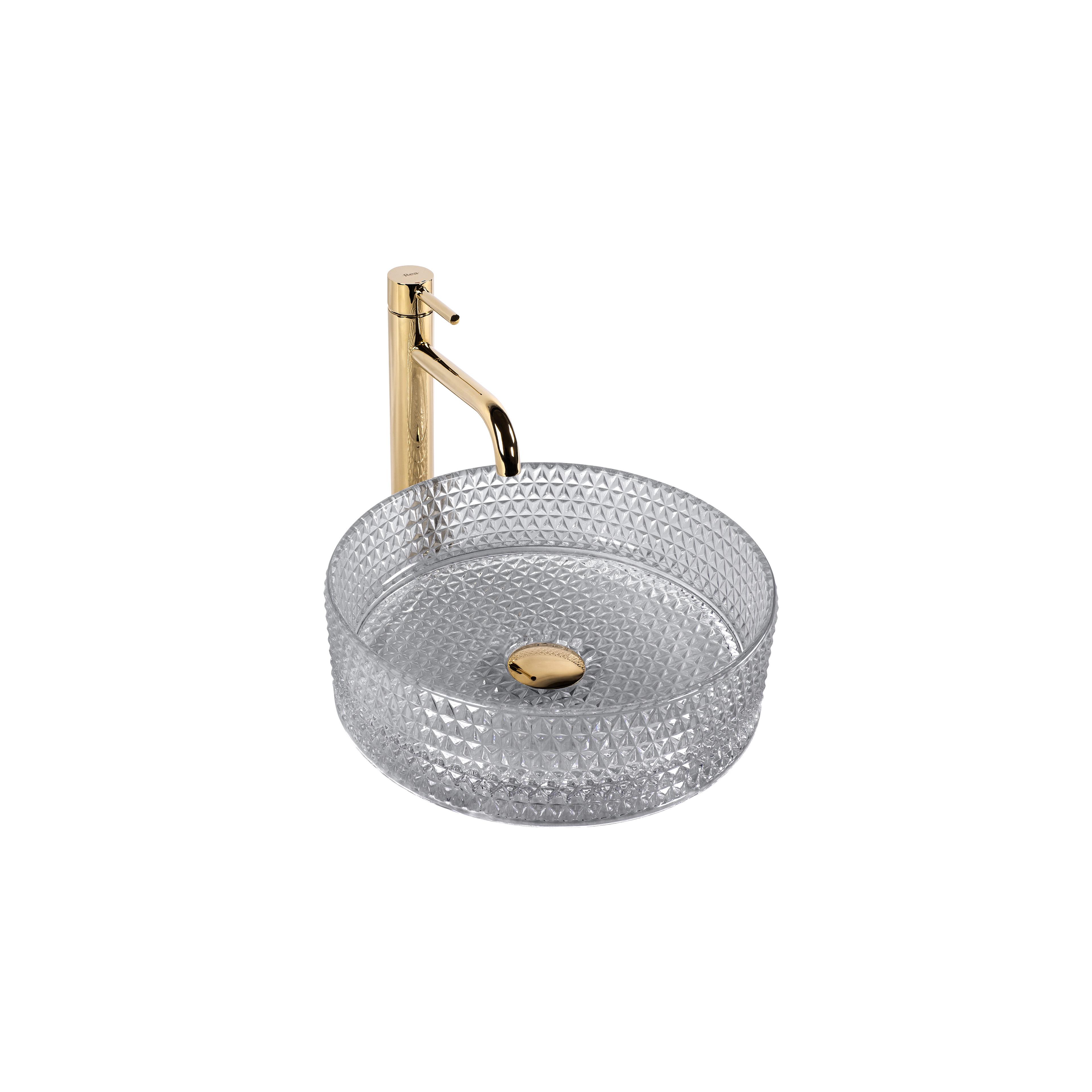 Aufsatzwaschbecken Rea Cristal Light Grey