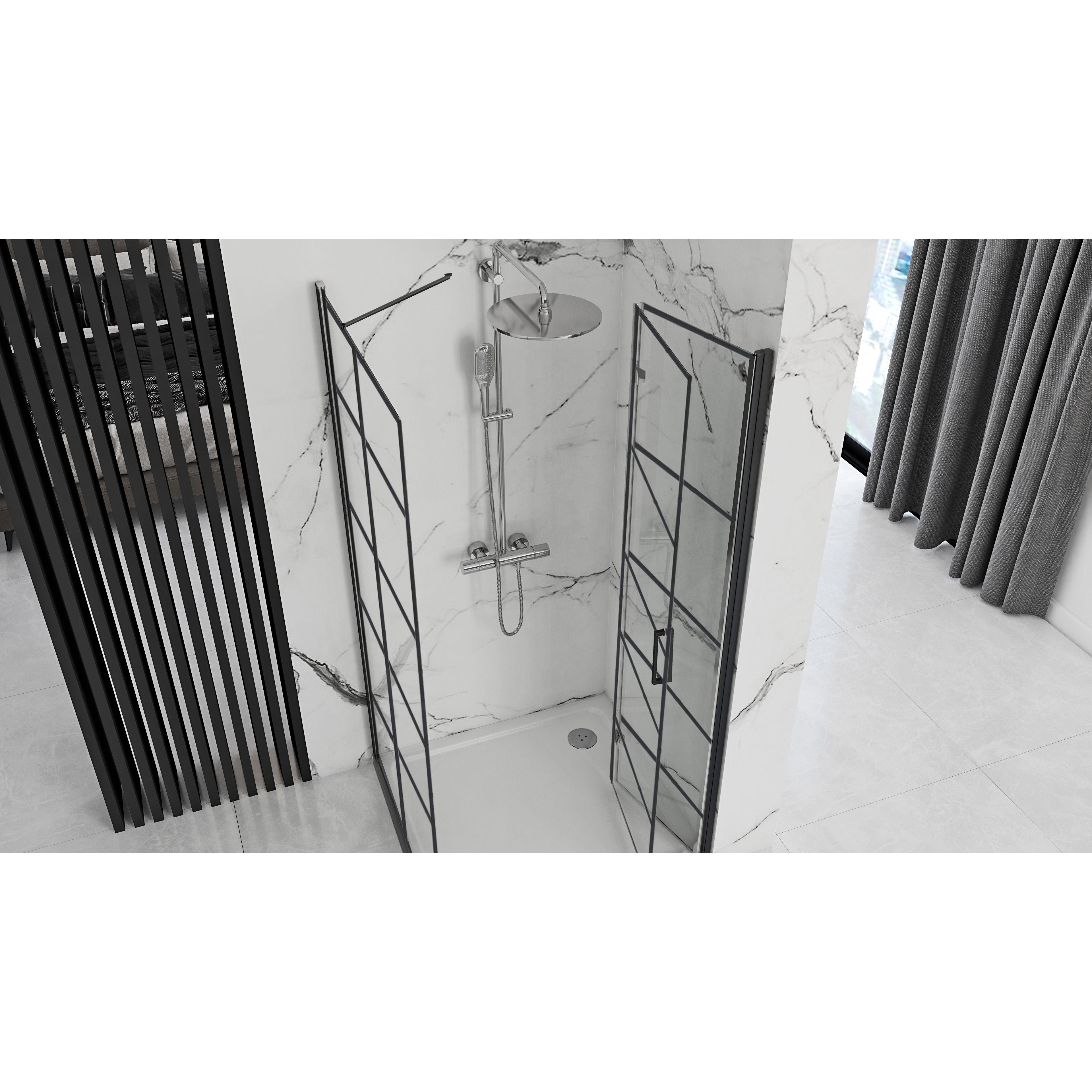 Dušas kabīne Rea Molier Black 80x90