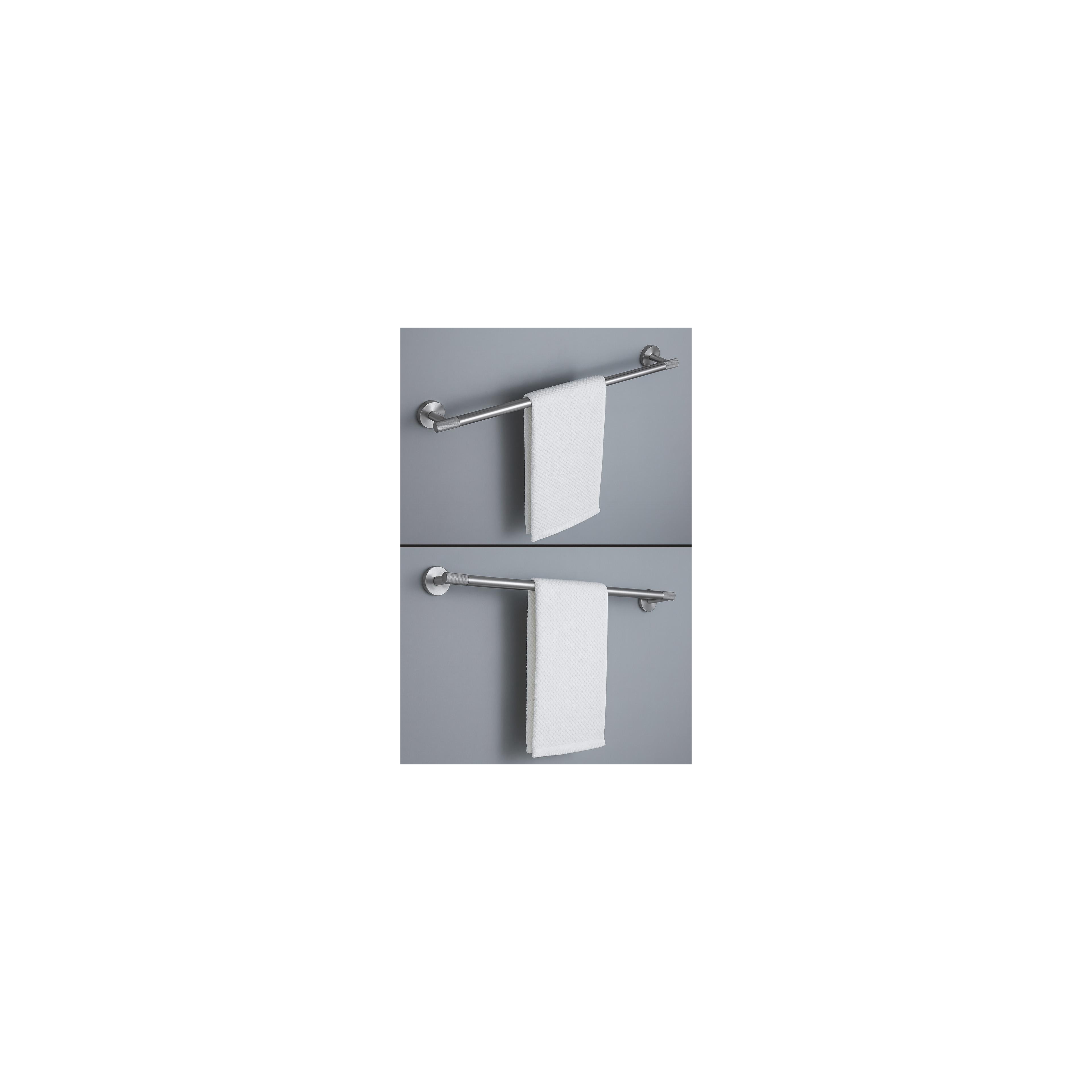 Enkel badrumshängare 6603 Modern Borstad Nickel