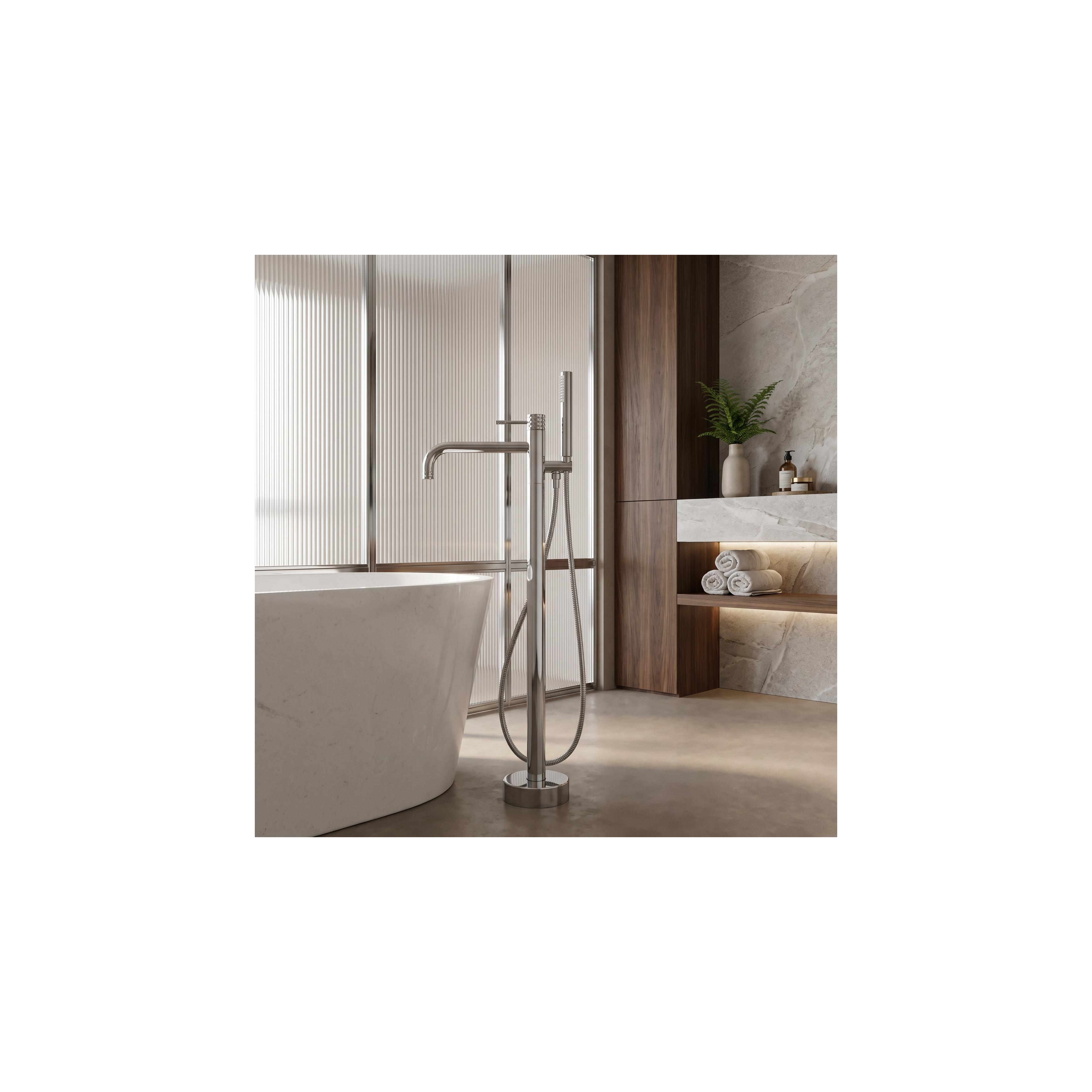 Fristående badkarsblandare Rea Lungo Diamond Chrome