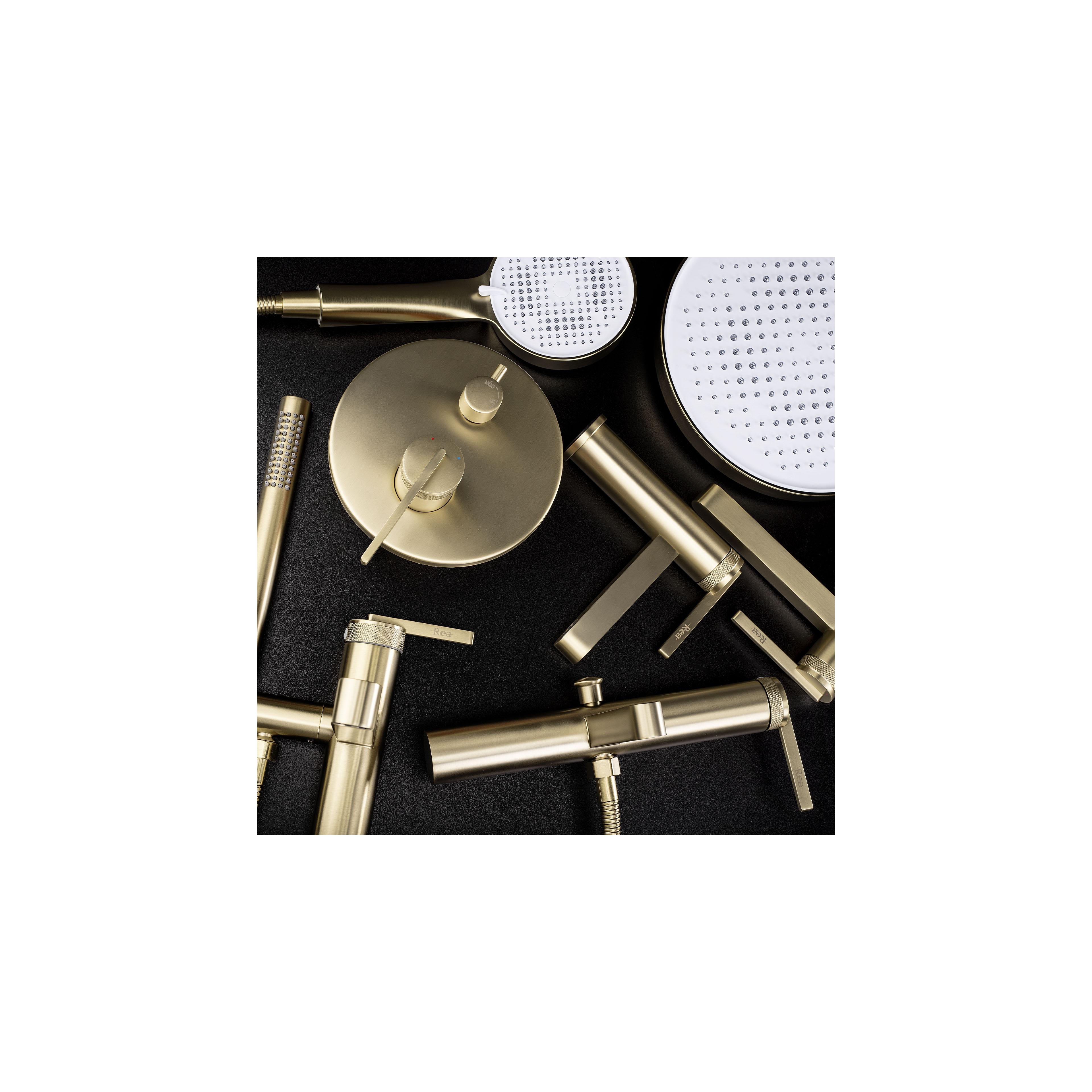 Bathroom faucet Rea Grace Brush Gold High