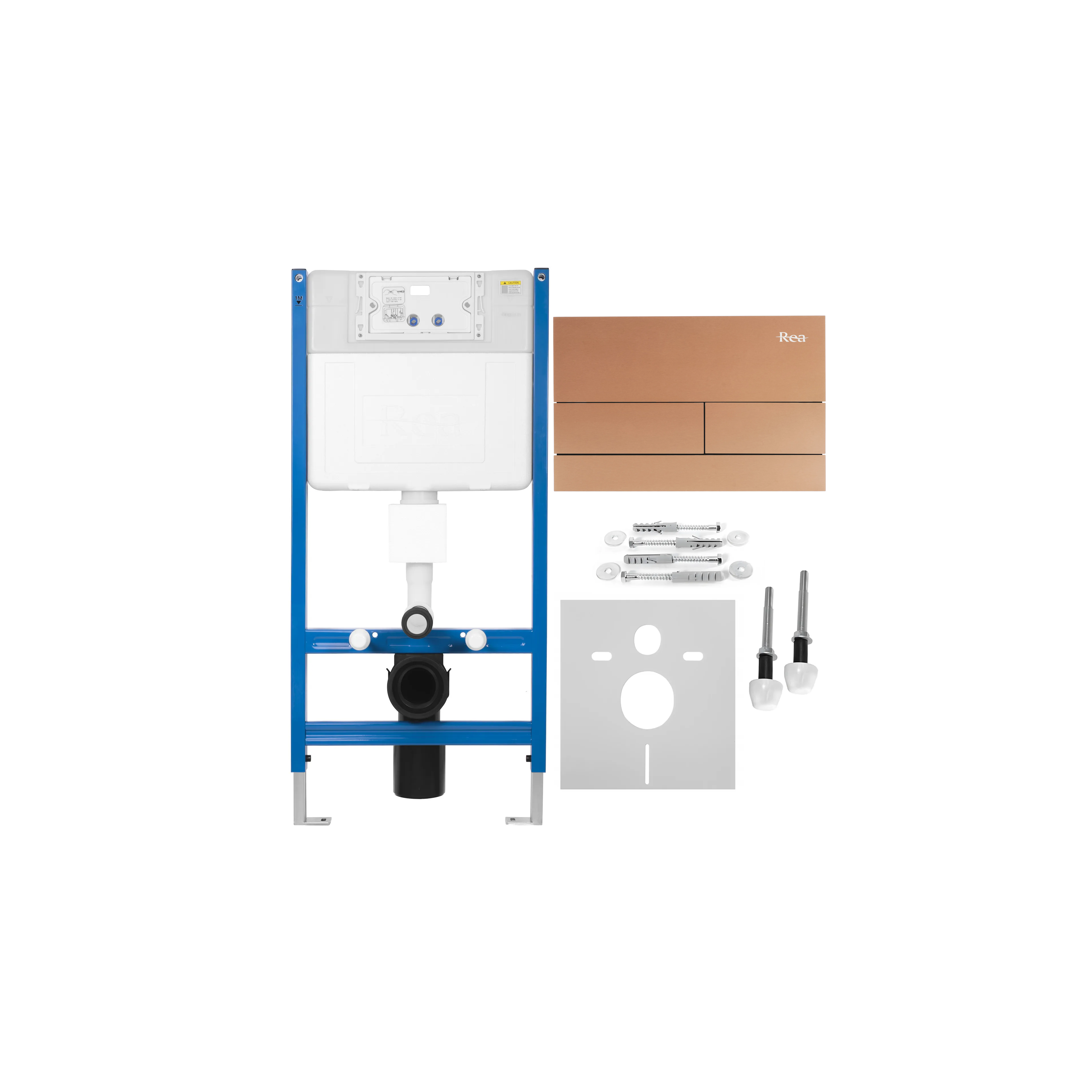 Vorwandelement für WC K011A-Q Rea T Brush Copper/Rose Gold