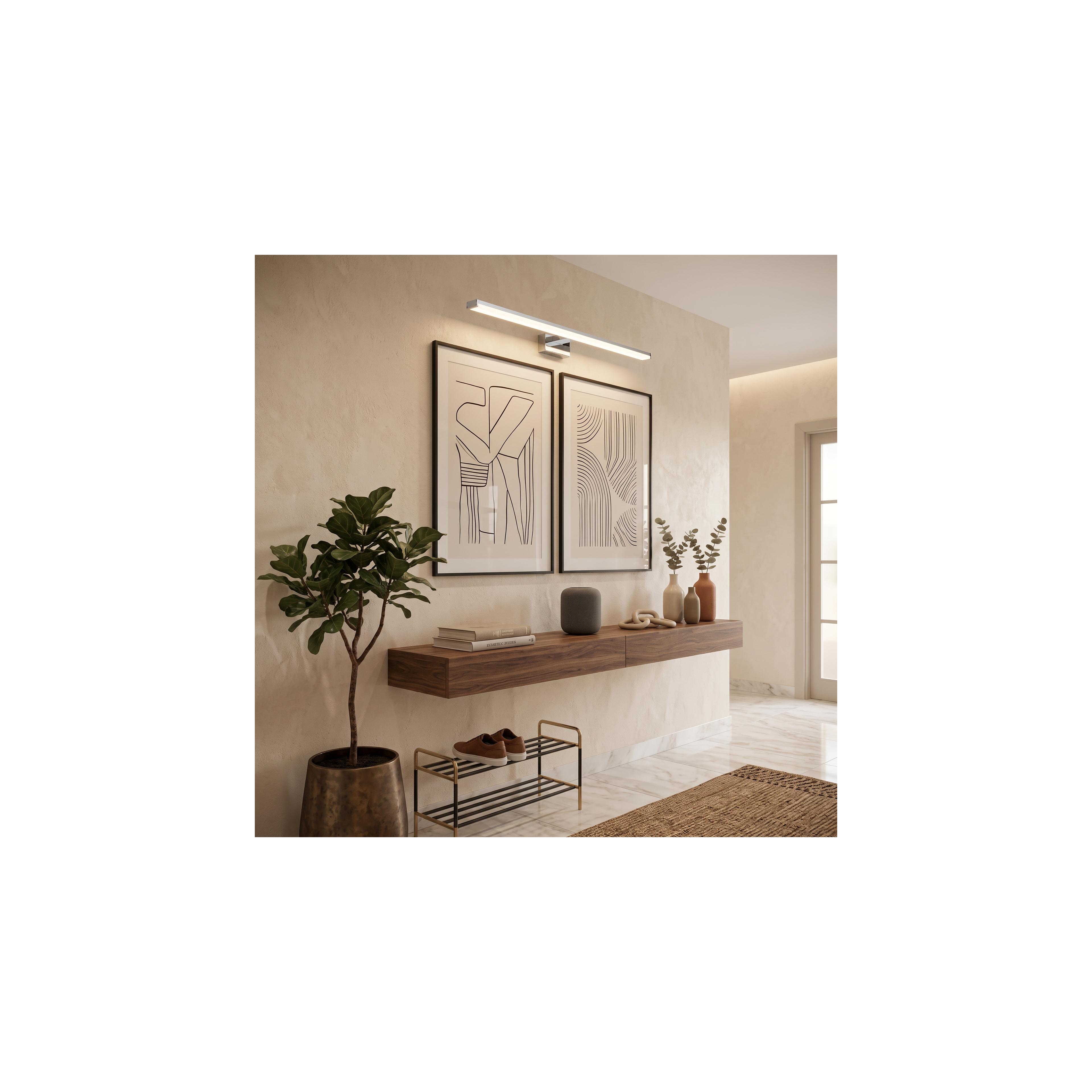 LED KÚPEĽŇOVÁ SVIETIDLO NAD zrkadlom 12W 58CM APP369-1W CHROM