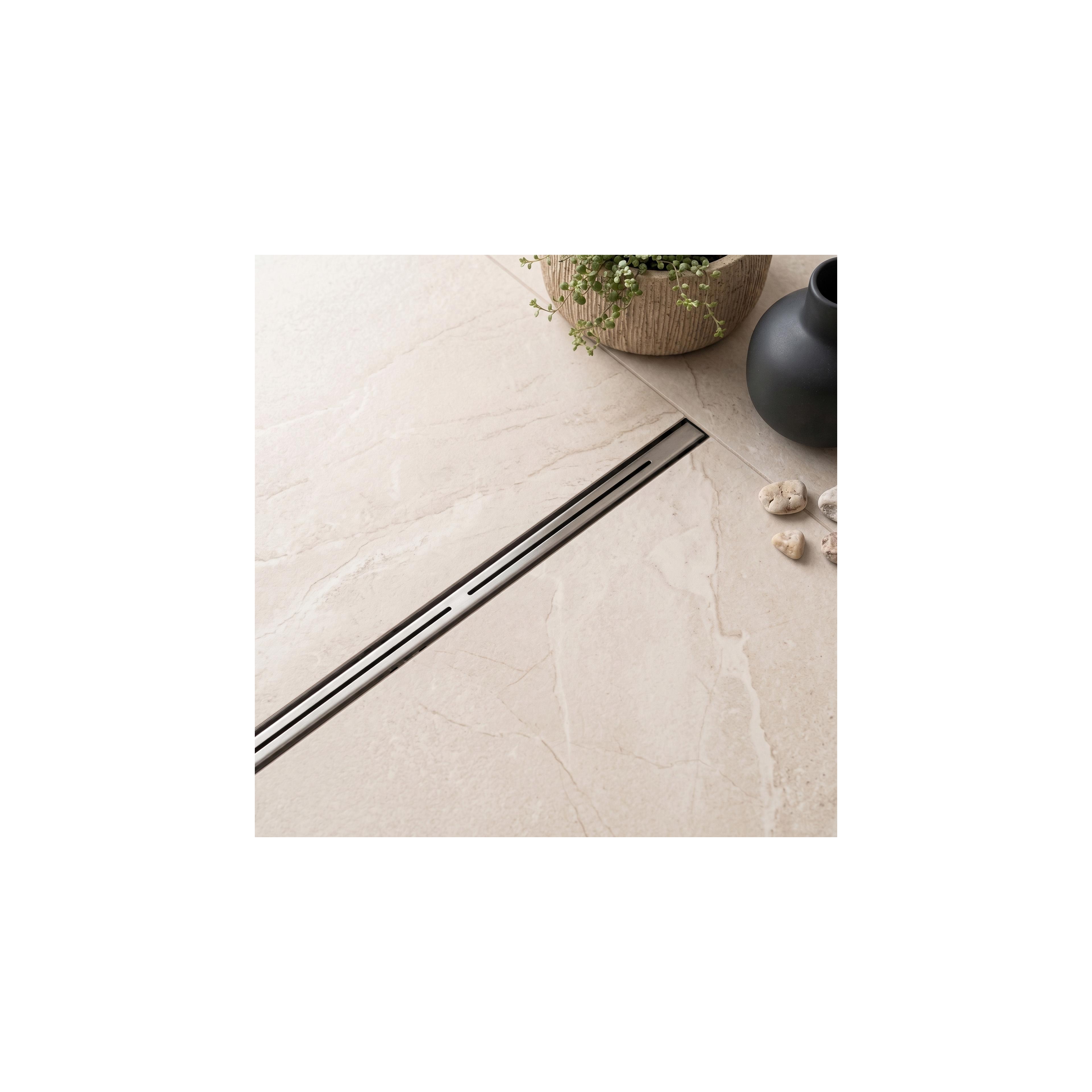 Linear drainage Rea FILO Nickel Brush 80