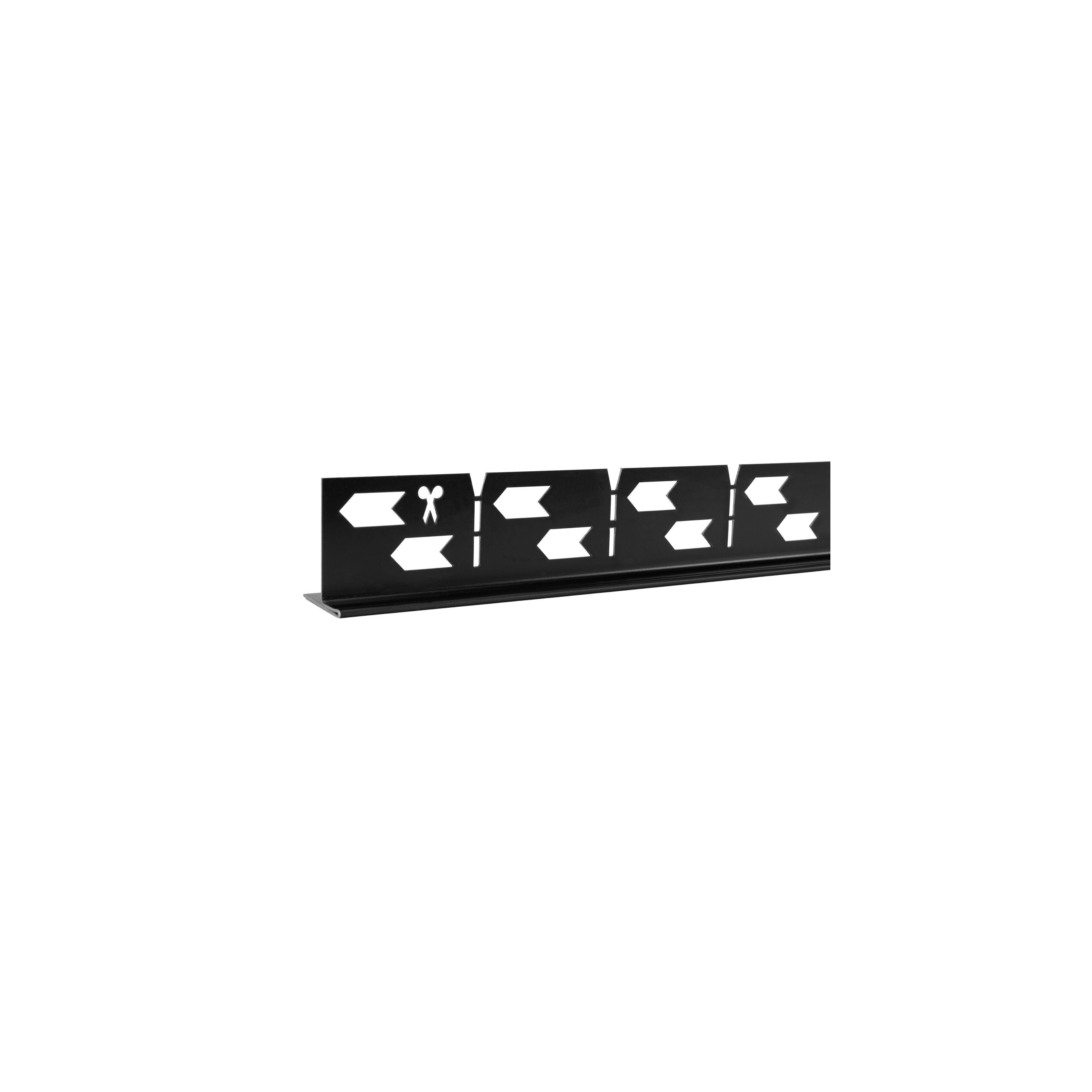Наклонная планка для душевого поддона 120cm Black