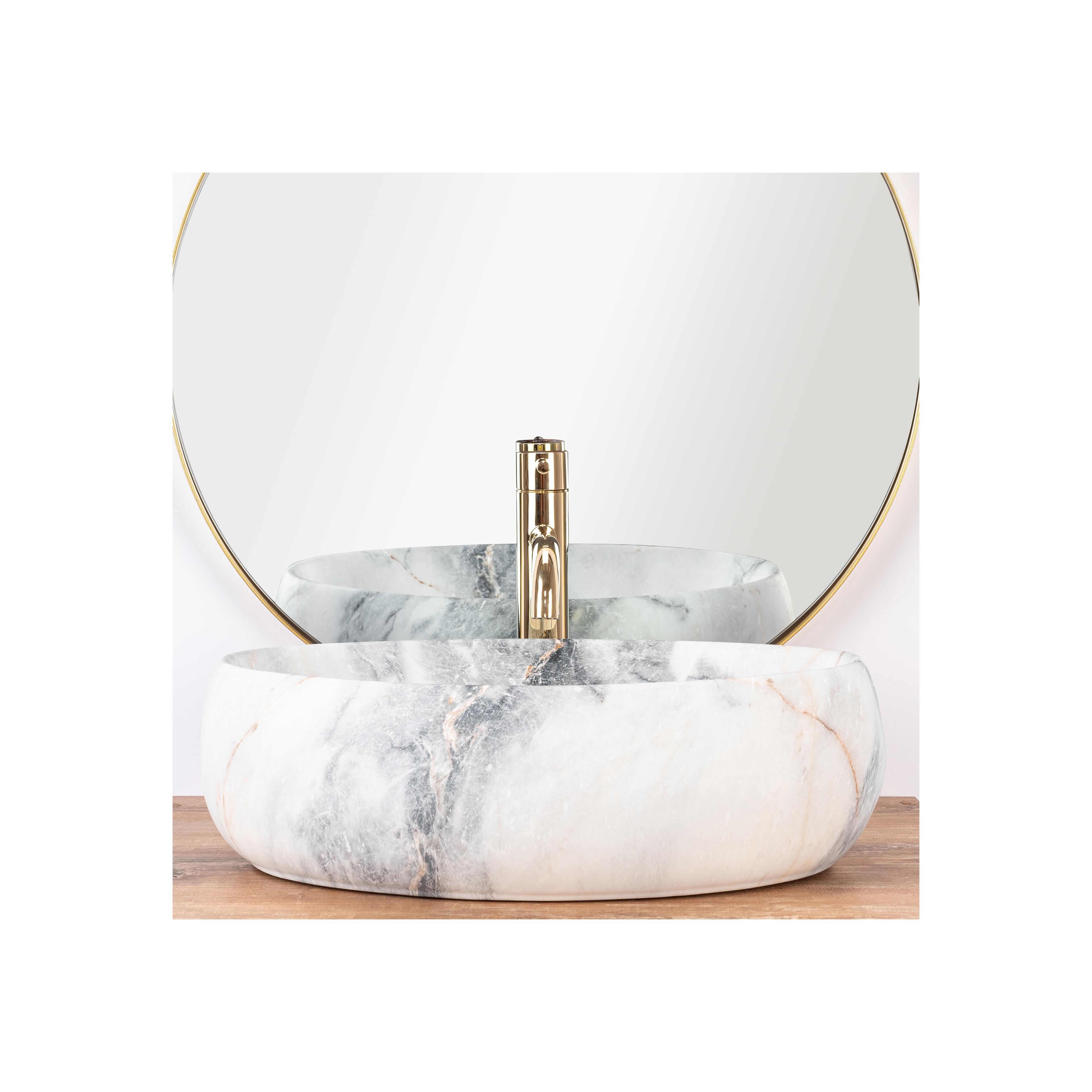 Countertop washbasin Rea Linda Granit Mat