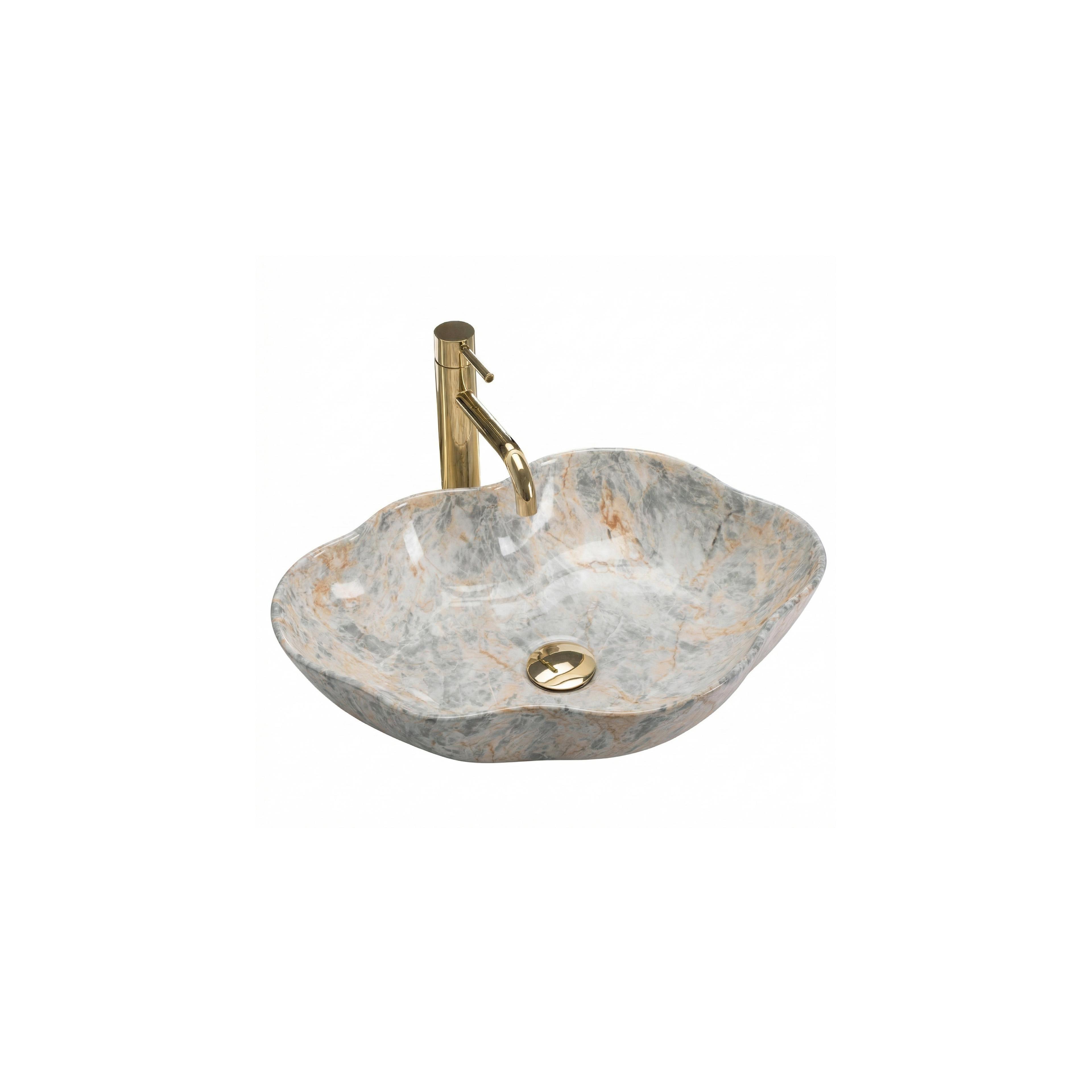 Nadgradni umivaonik Rea Pearl Ruststone