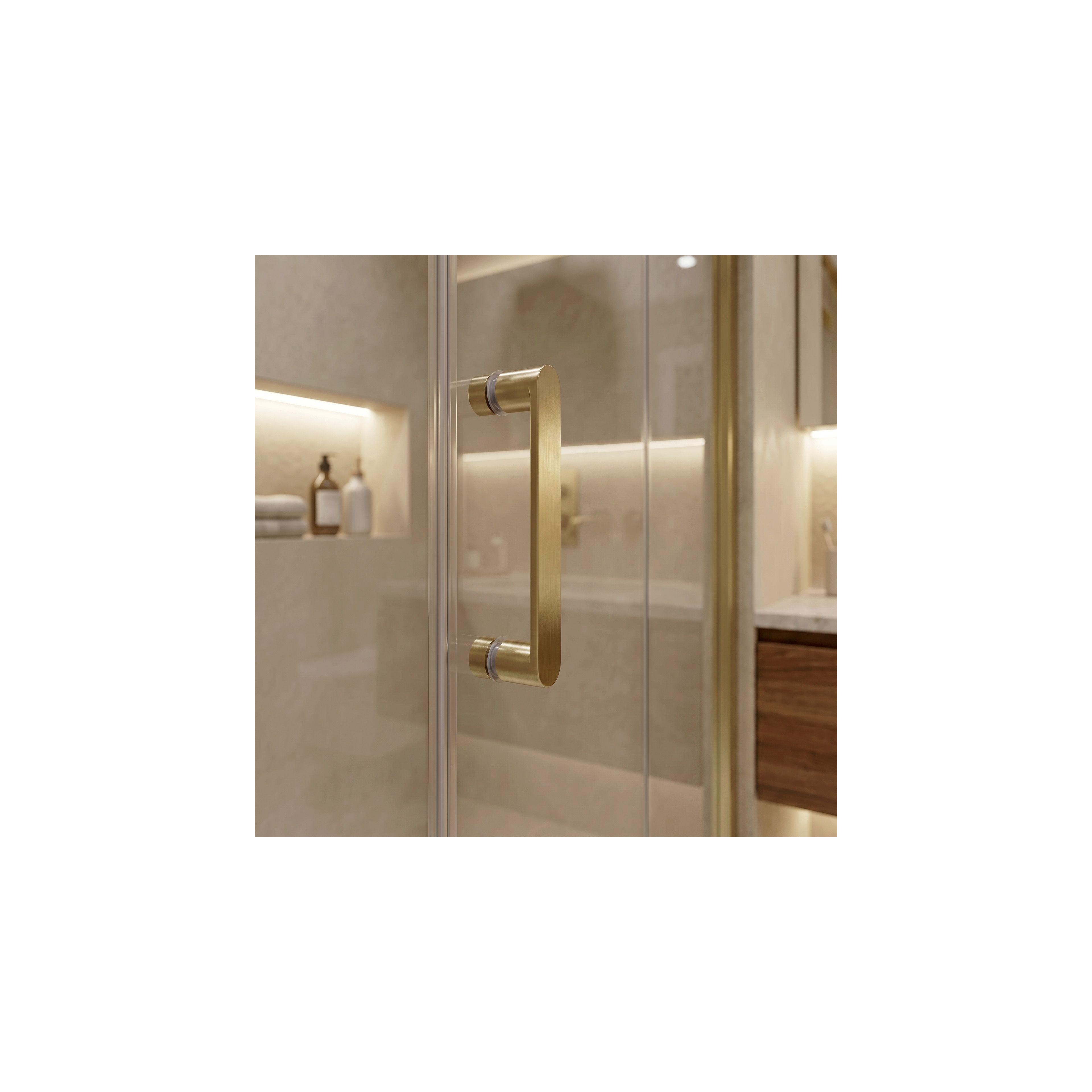Duschkabine Rea Bruno 90x90 Brush Gold