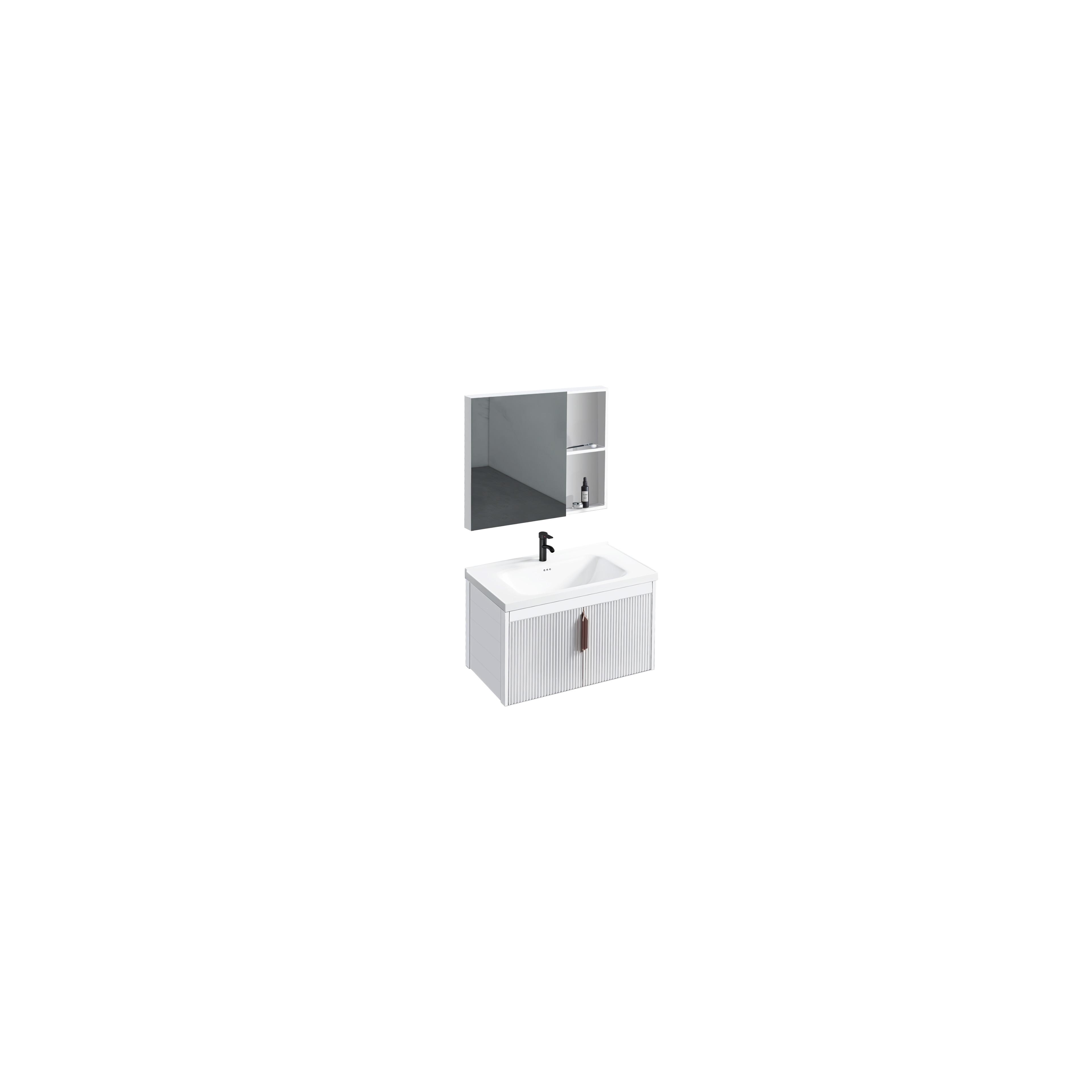 Badezimmermöbel-Set mit Waschbecken Astor 60cm White