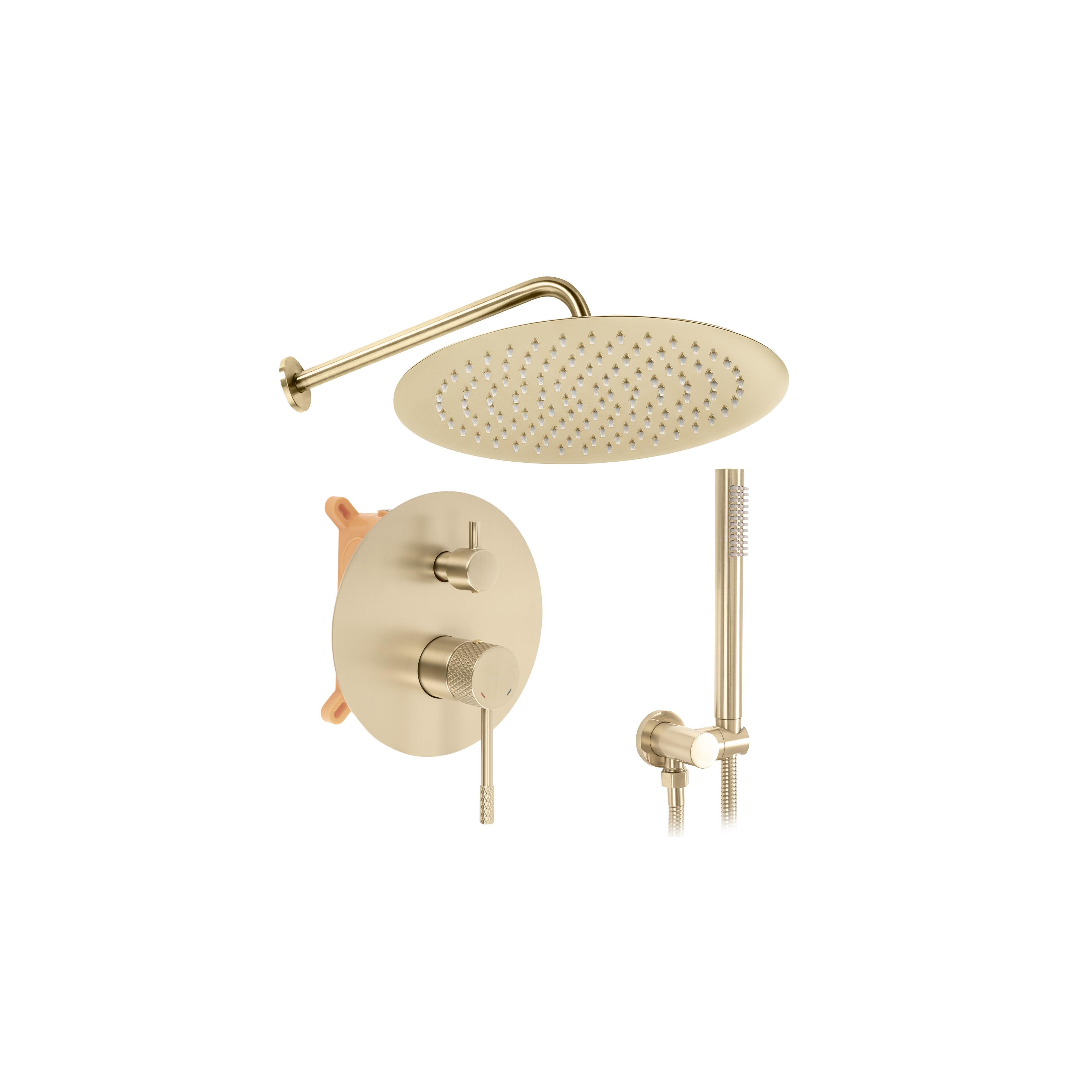 Unterputz Duschset Rea Venti Brush Gold + BOX